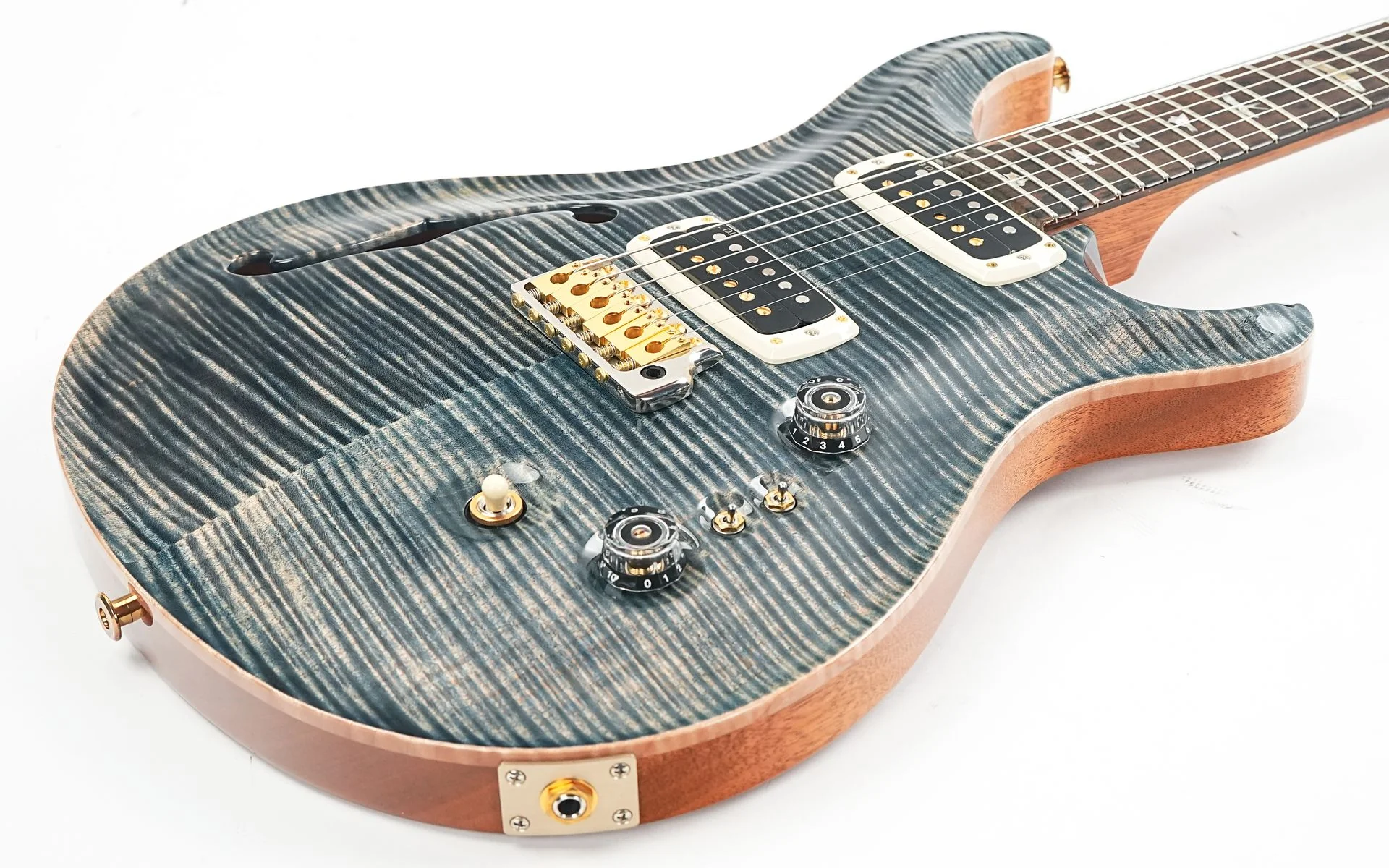 PRS 40th Anniversary Custom 24-08 Semi-Hollow Limited Edition Faded Whale Blue 2025 - Image 11