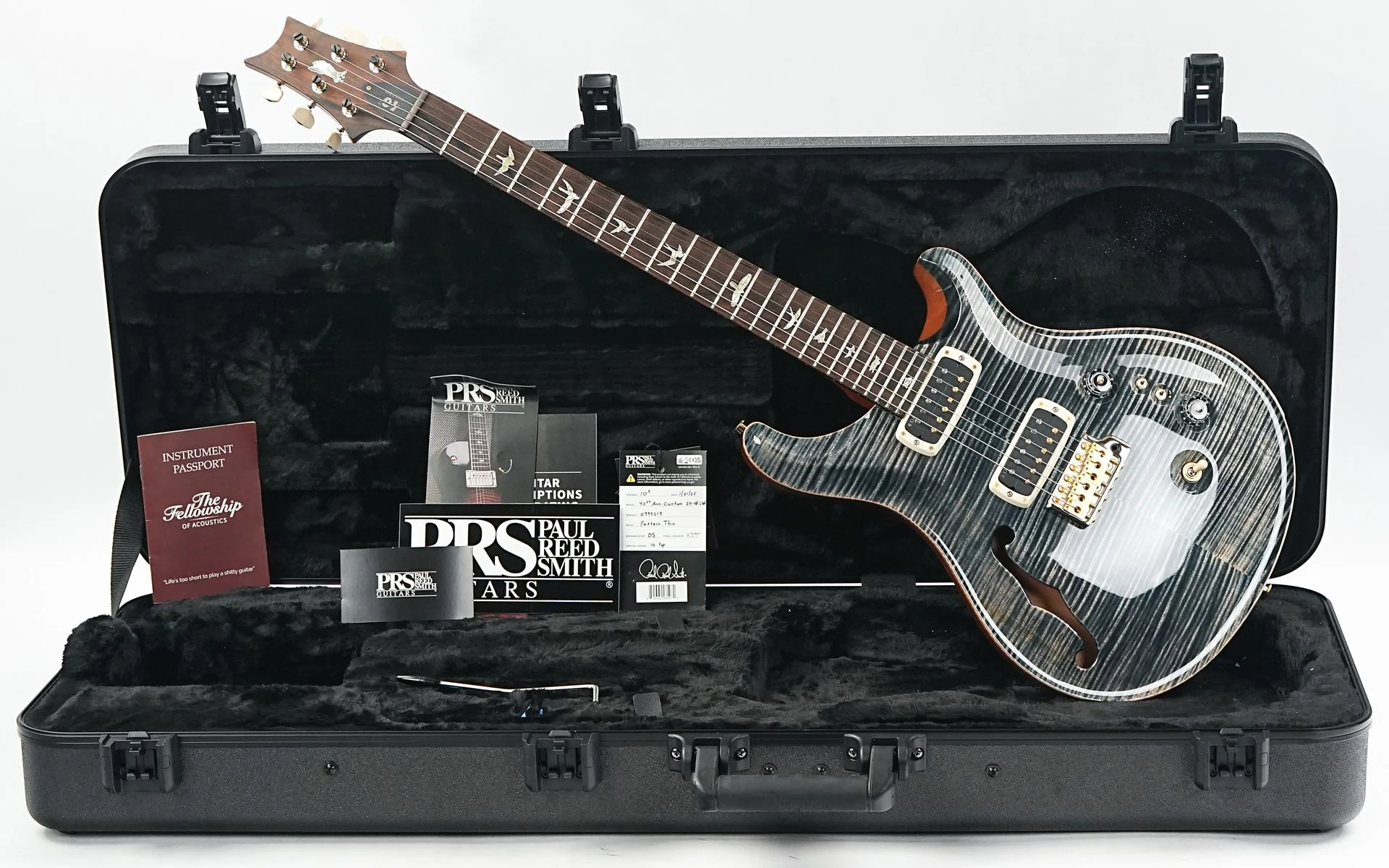 PRS 40th Anniversary Custom 24-08 Semi-Hollow Limited Edition Faded Whale Blue 2025 - Image 3