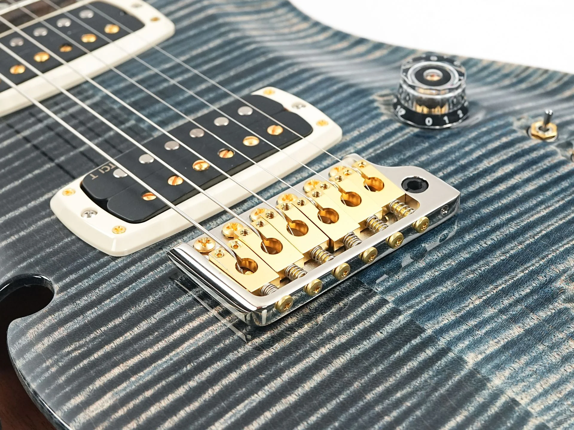PRS 40th Anniversary Custom 24-08 Semi-Hollow Limited Edition Faded Whale Blue 2025 - Image 7