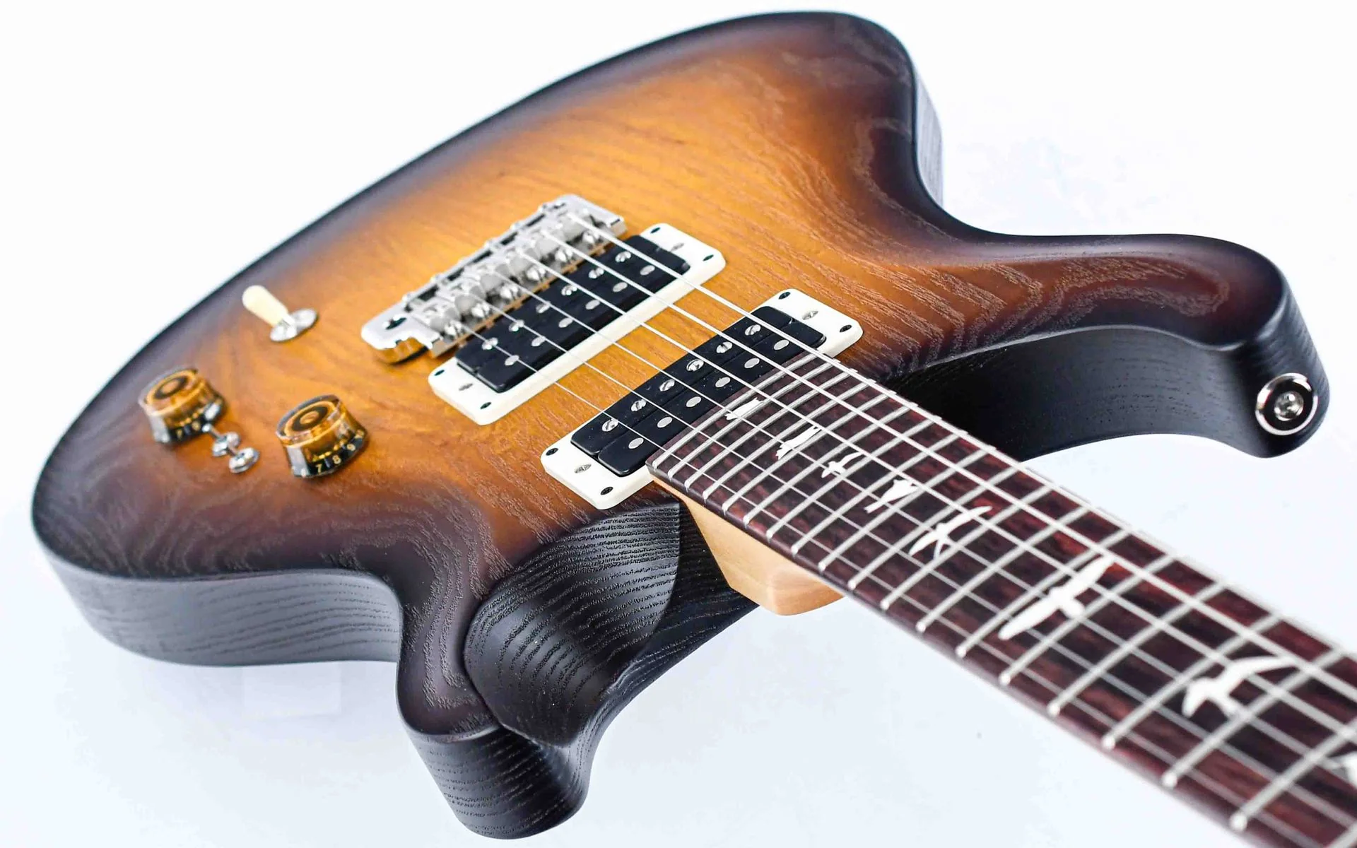 PRS CE 24-08 Swamp Ash Satin McCarty Tobacco Sunburst - Image 10