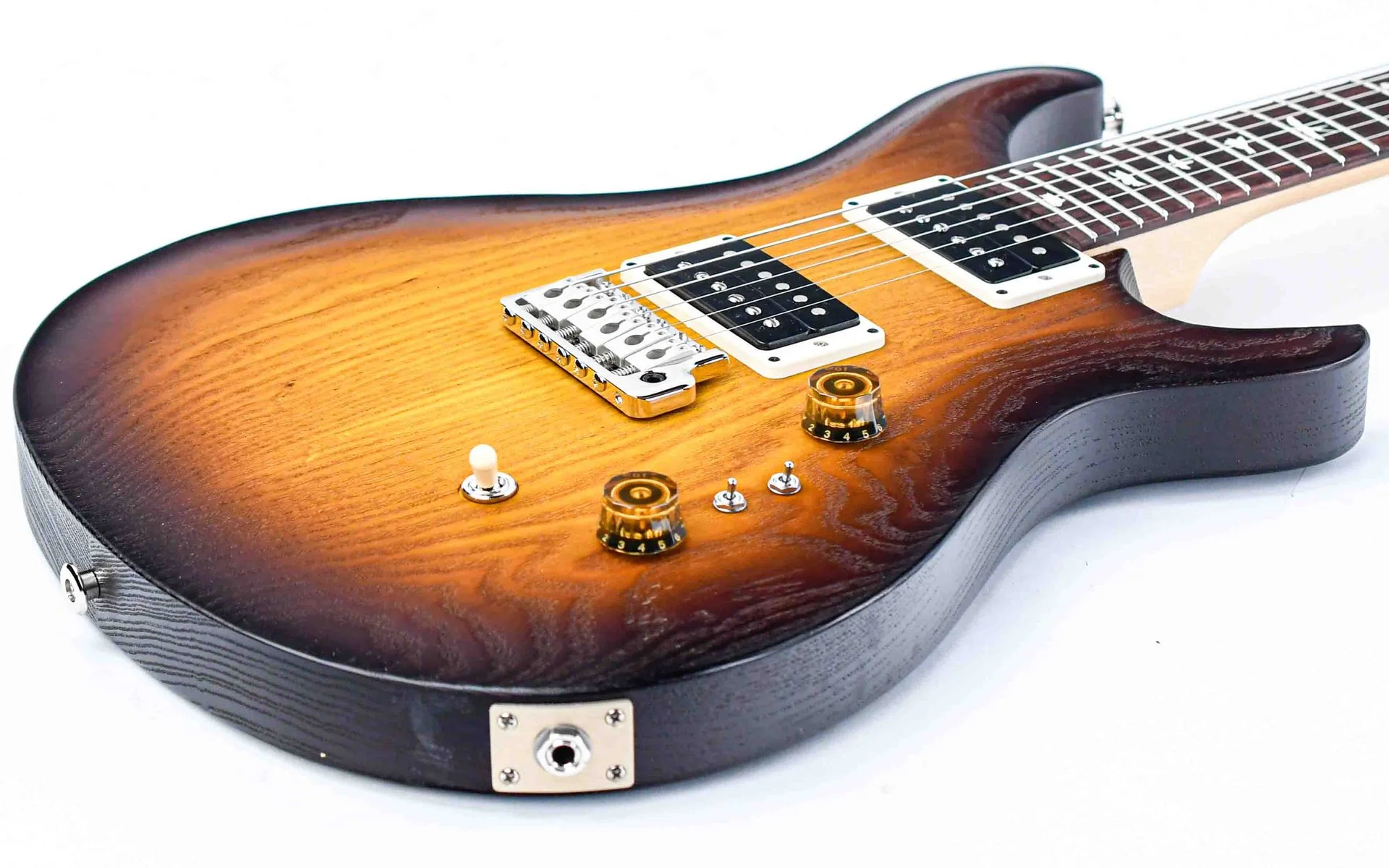 PRS CE 24-08 Swamp Ash Satin McCarty Tobacco Sunburst - Image 11