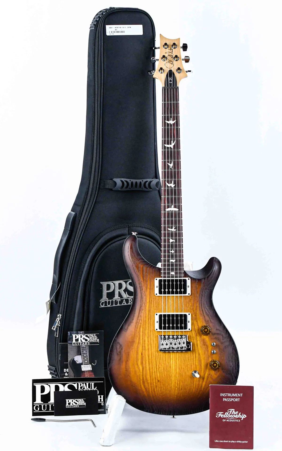 PRS CE 24-08 Swamp Ash Satin McCarty Tobacco Sunburst - Image 3