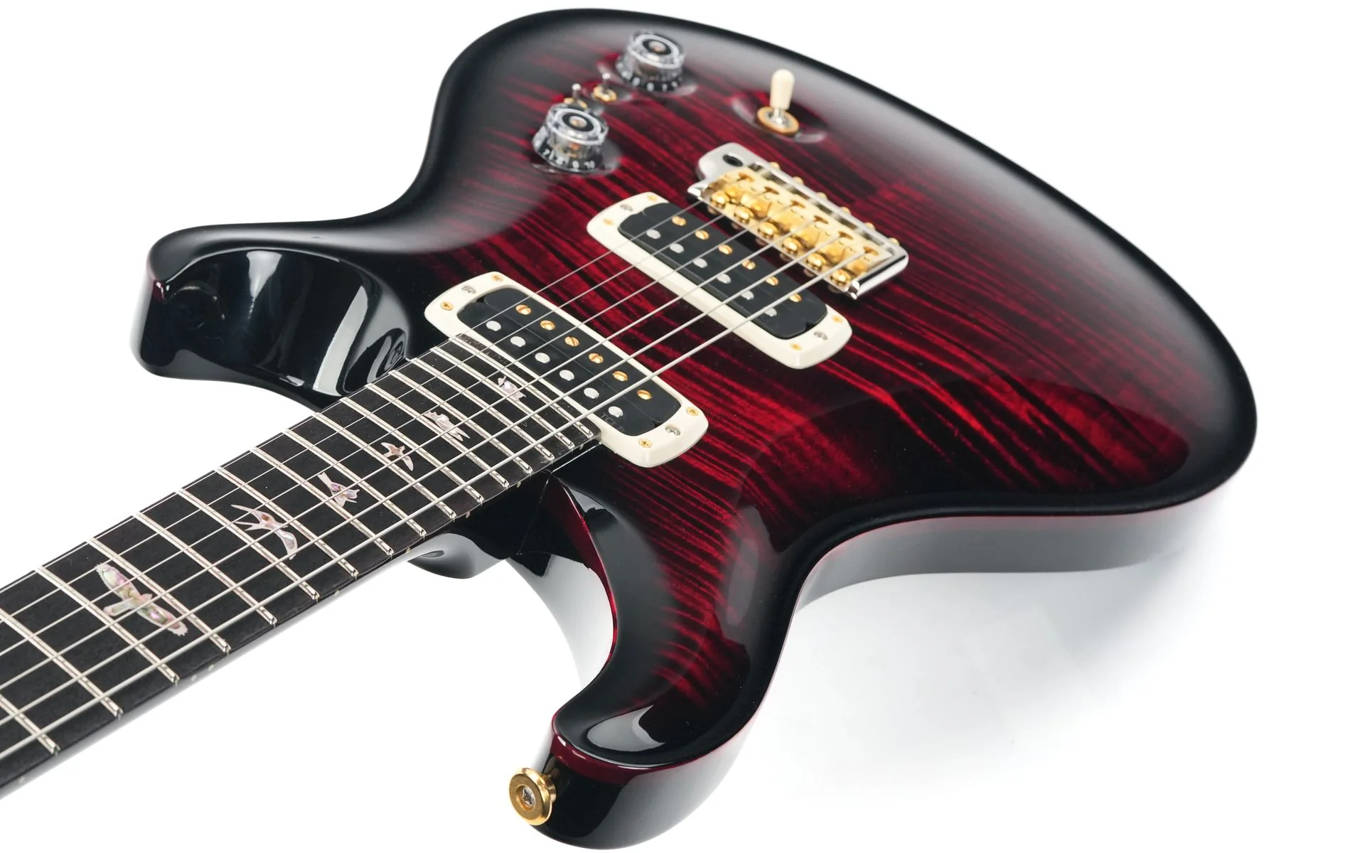 PRS Custom 24 08 Fire Red Smokeburst 10 Top B-Stock - Image 10