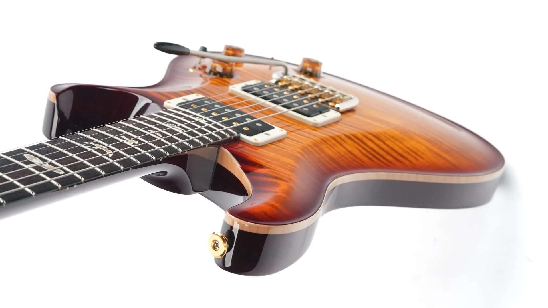 PRS Custom 24 10 Top Piezo Black Gold Burst - Image 10