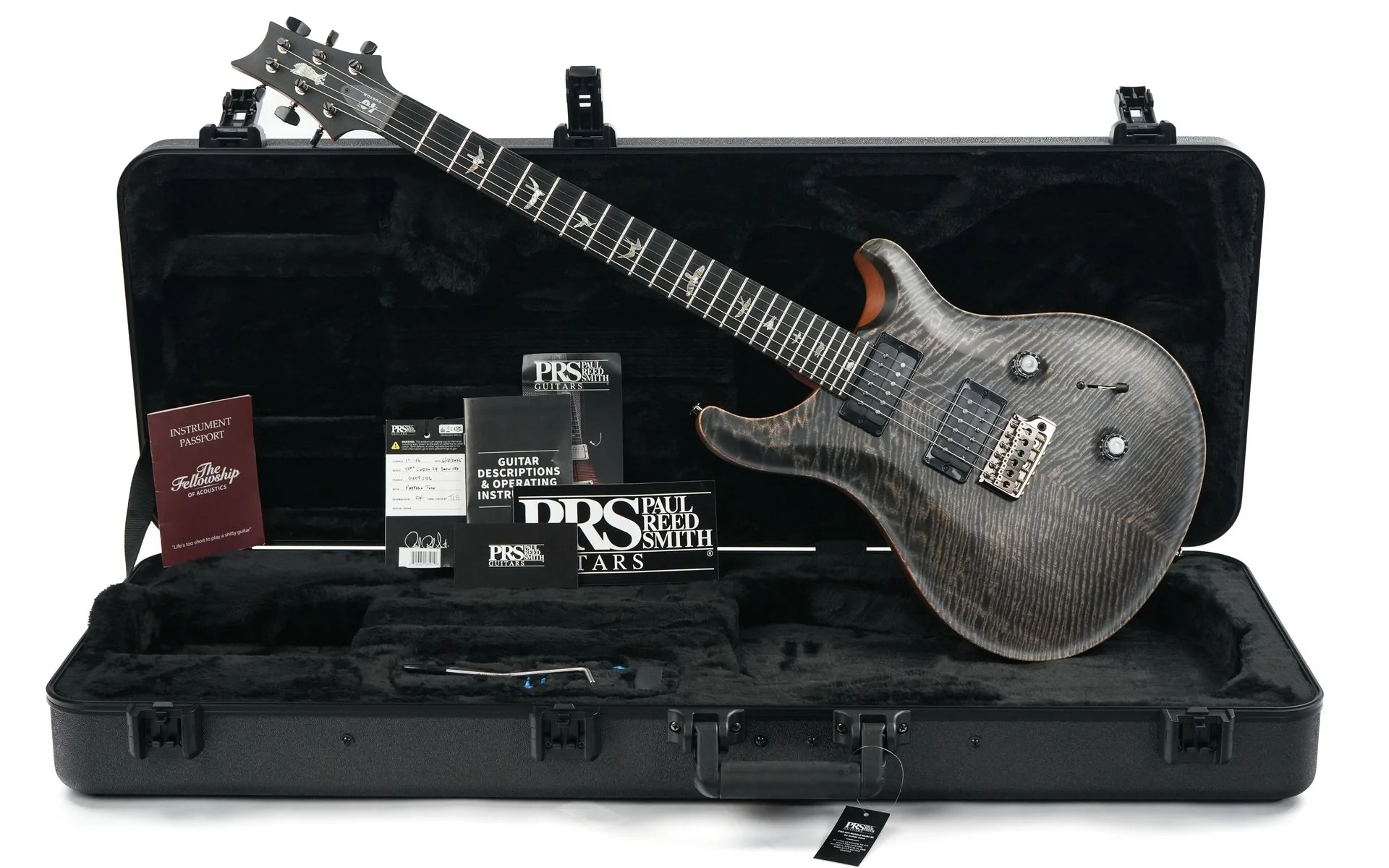 PRS Custom 24 40th Anniversary Satin Charcoal - Image 3