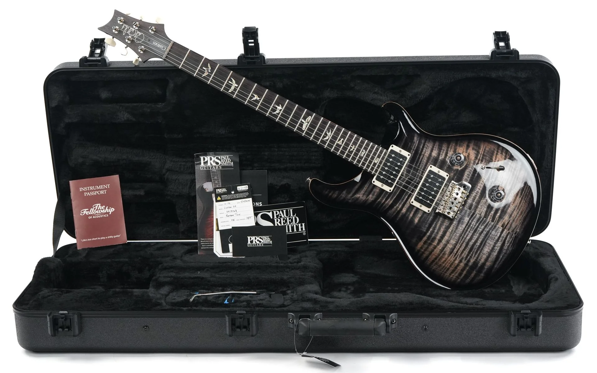 PRS Custom 24 Charcoal Burst - Image 3