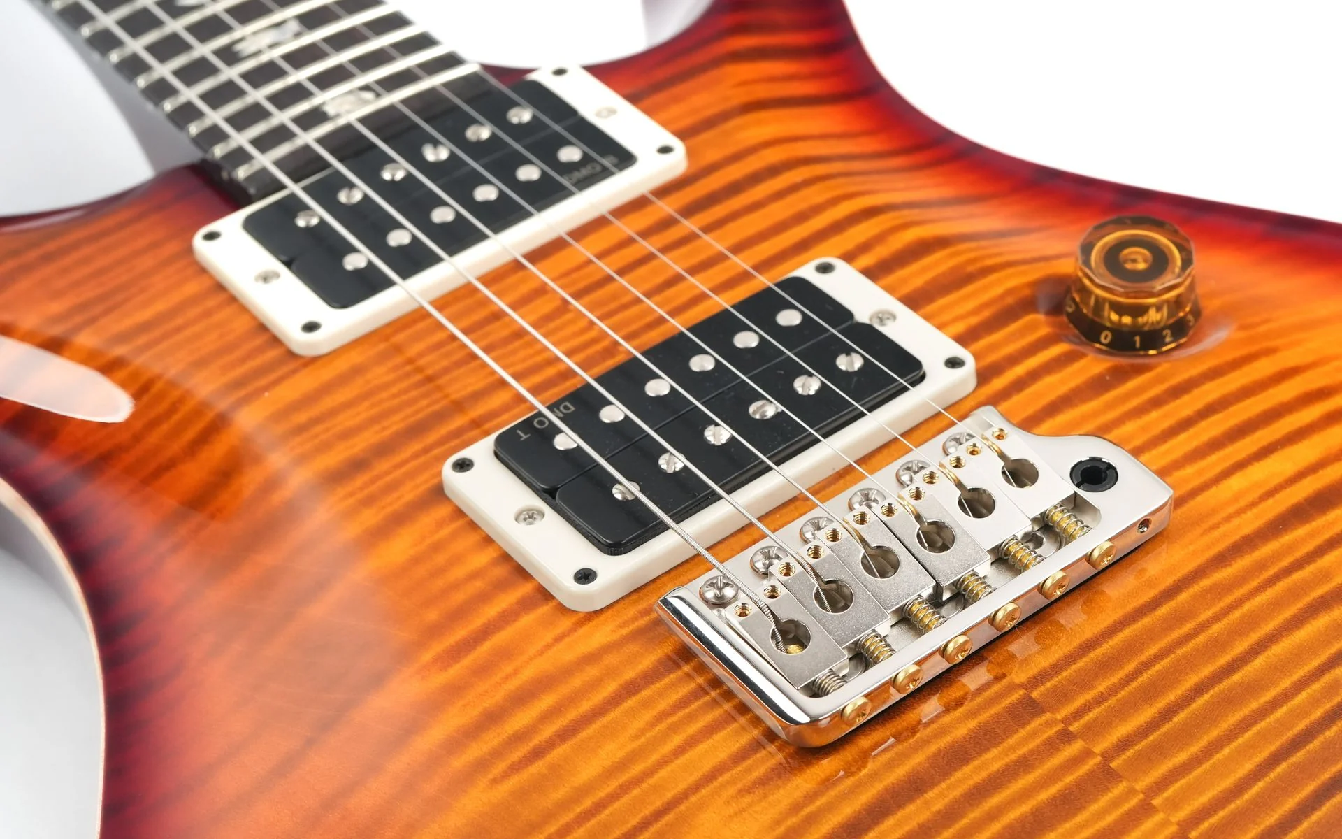 PRS Custom 24 Dark Cherry Sunburst - Image 7