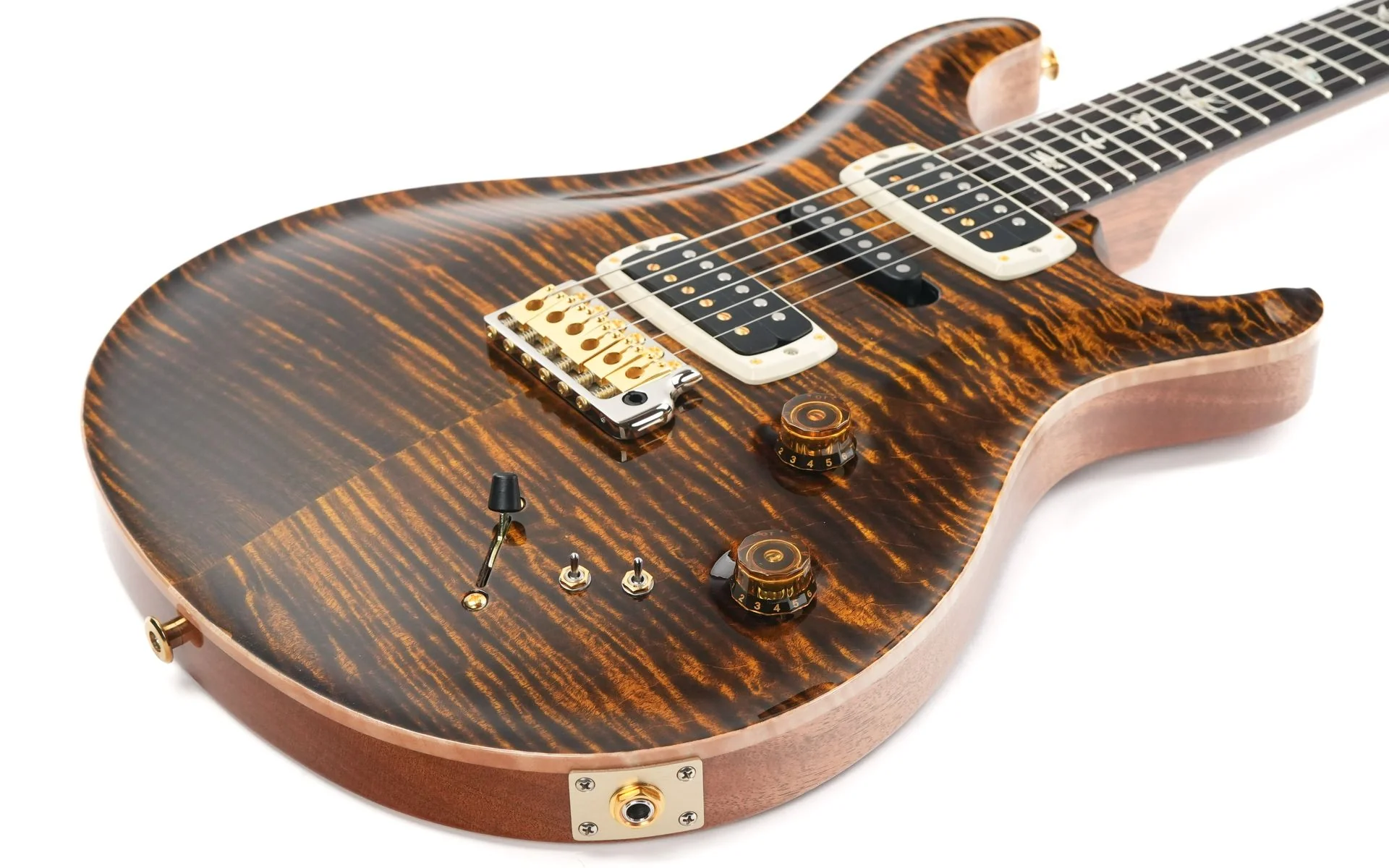 PRS Modern Eagle V Yellow Tiger 10 Top - Image 11