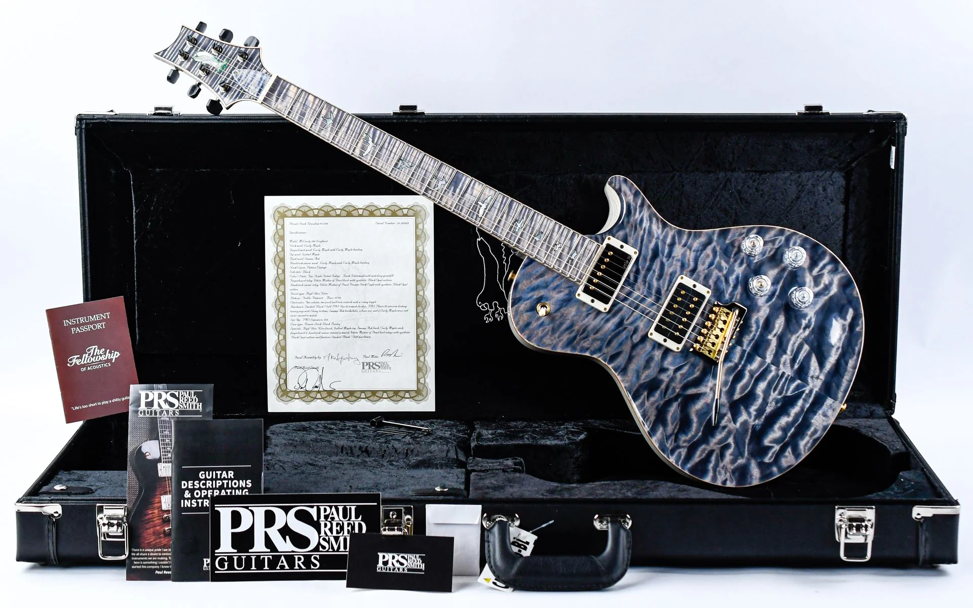 PRS Private Stock McCarty 594 Singlecut Triple Faded Indigo - Image 3