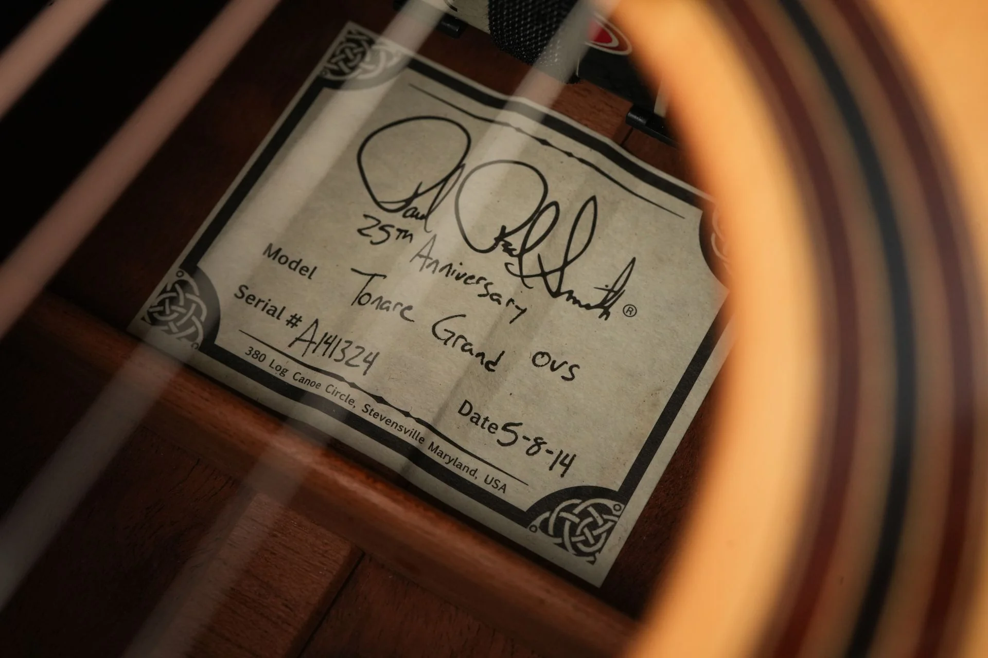 PRS Private Stock Tonare Grand 25th Ann The Tree 2014 - Image 11