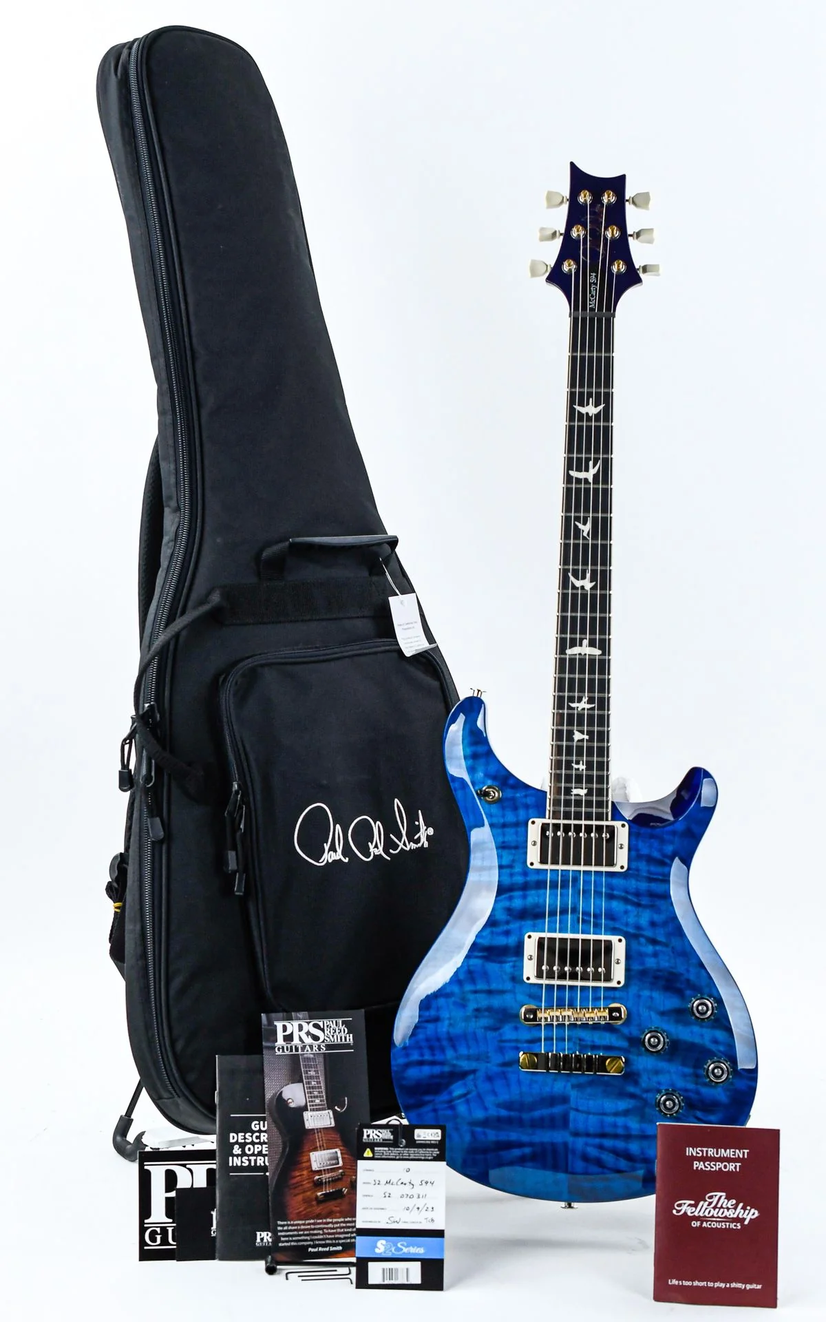 PRS S2 McCarty 594 LTD Edition Quilted Maple Blue Matteo - Image 3