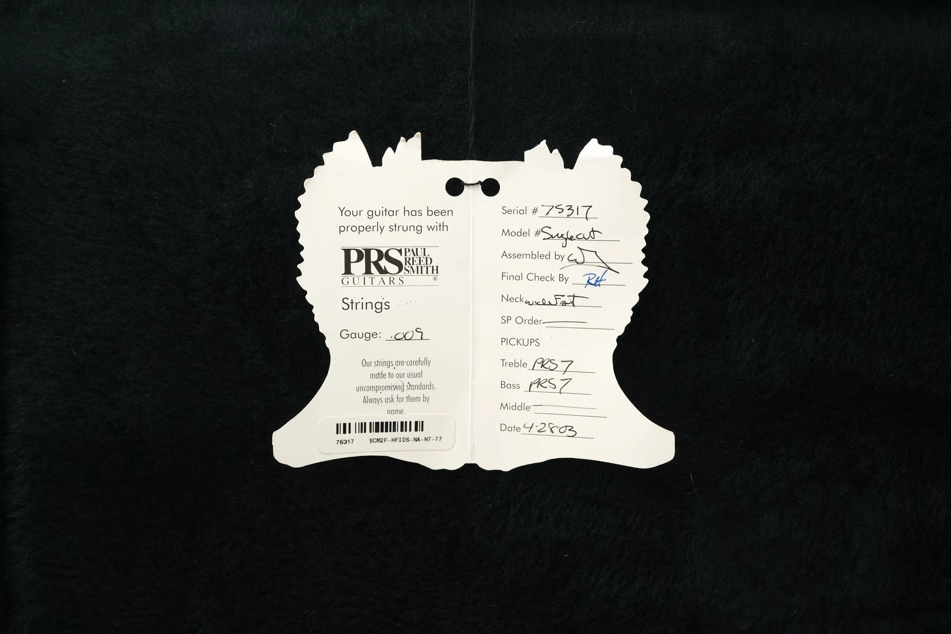 PRS SC245 Single Cut Maple Leaf Natural 2003 - Image 13