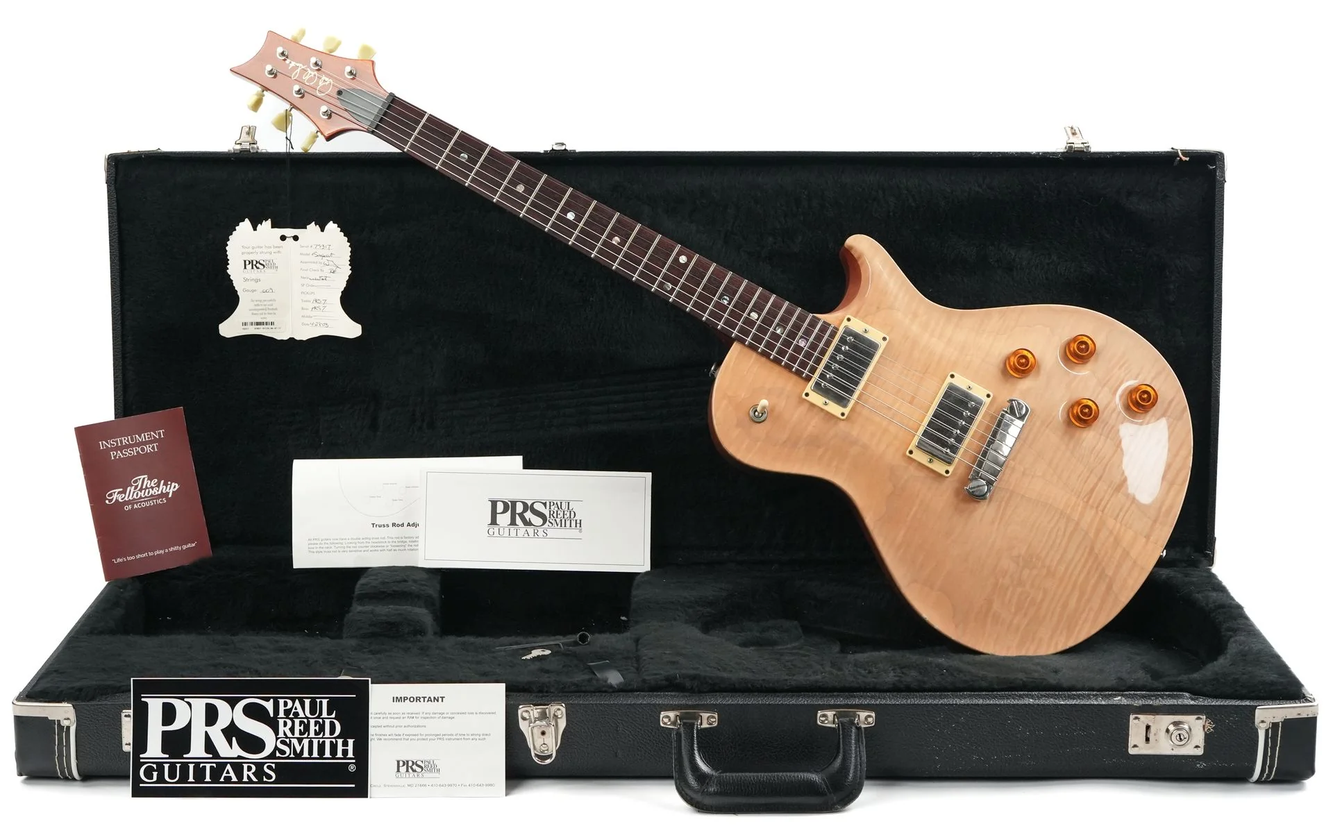 PRS SC245 Single Cut Maple Leaf Natural 2003 - Image 3