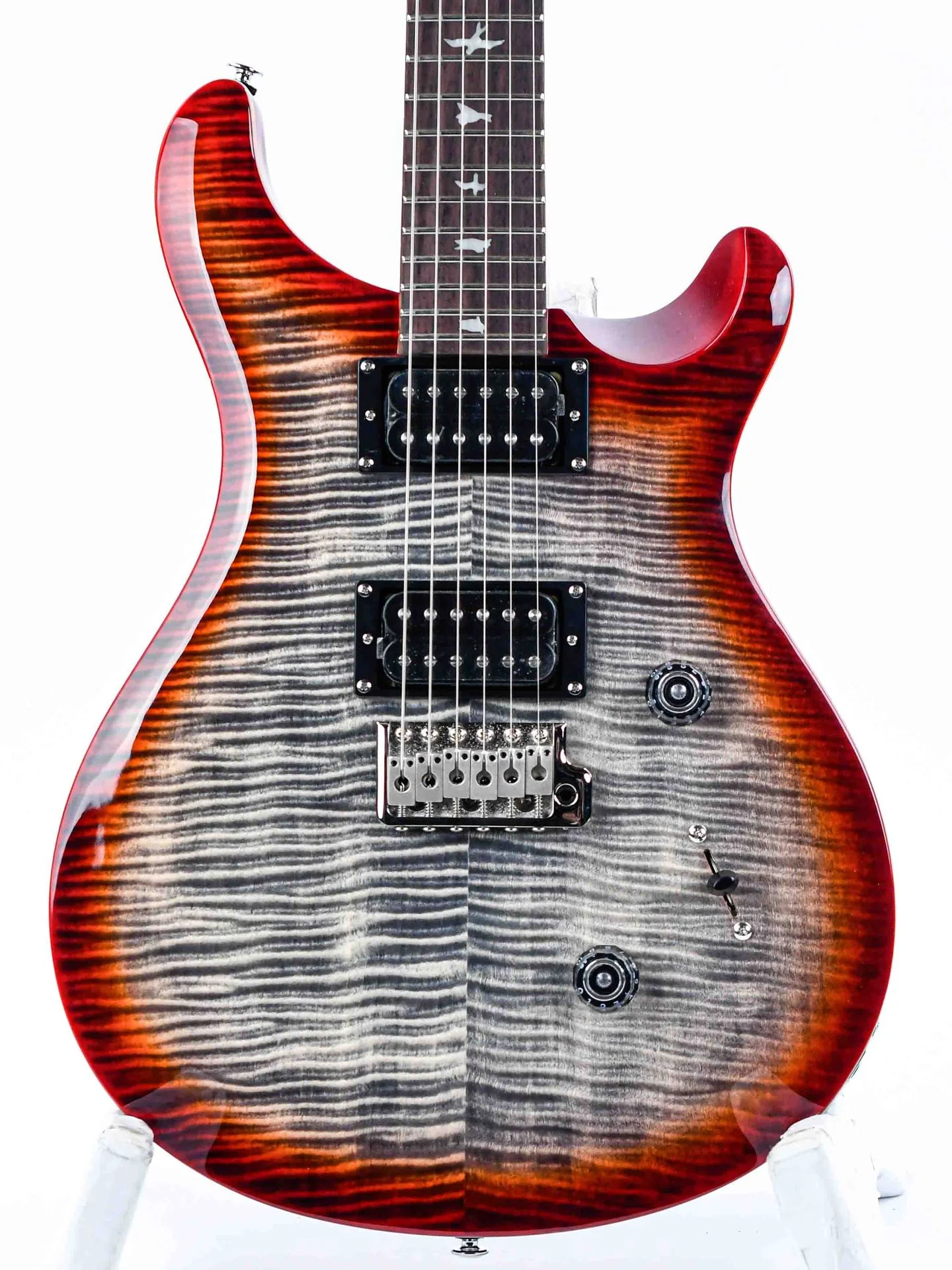 PRS SE Custom 24 Charcoal Cherry Burst - Image 5