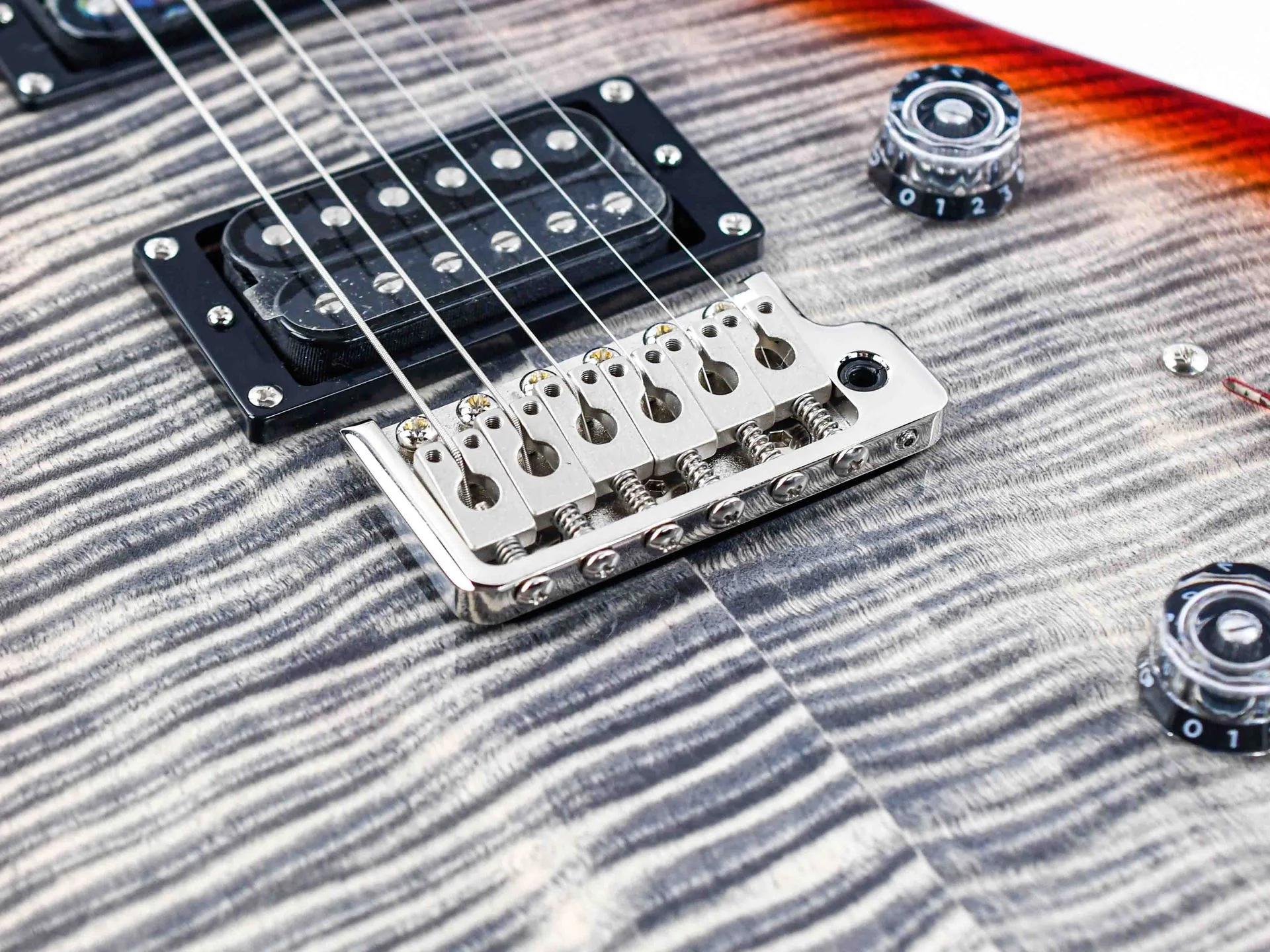 PRS SE Custom 24 Charcoal Cherry Burst - Image 7