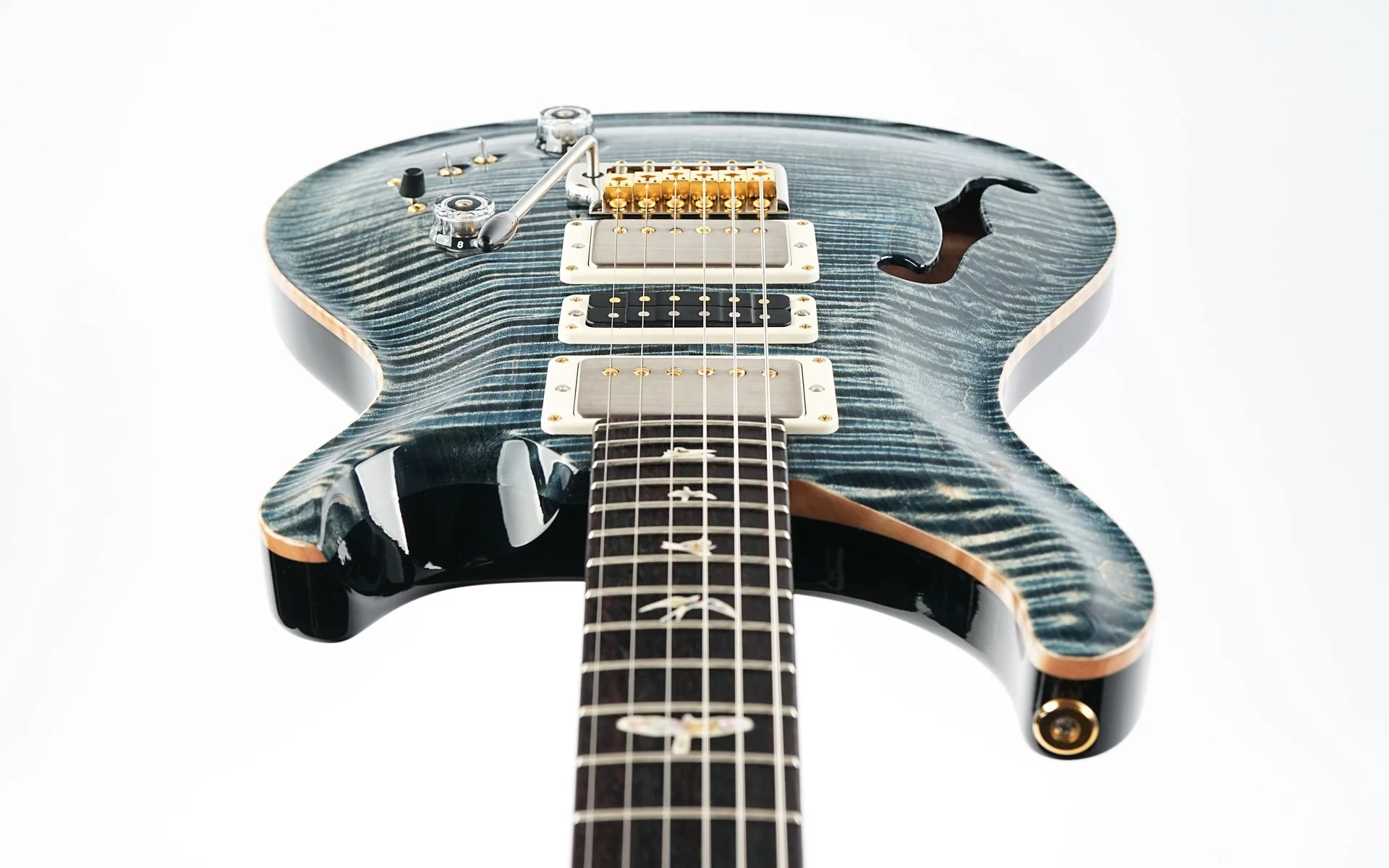 PRS Special 22 Semi Hollow 10 Top Faded Whale Blue - Image 12