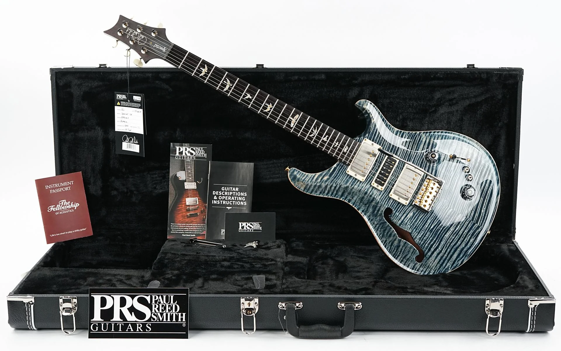 PRS Special 22 Semi Hollow 10 Top Faded Whale Blue - Image 3