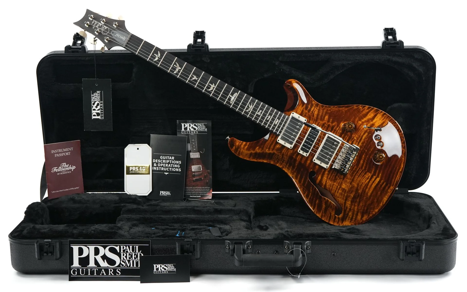 PRS Special 22 Semi Hollow Black Gold - Image 3