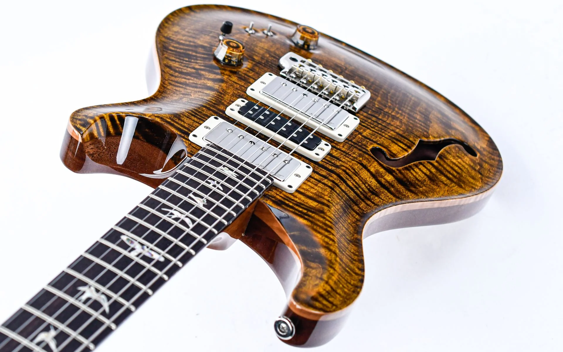 PRS Special 22 Semi Hollow Yellow Tiger - Image 10