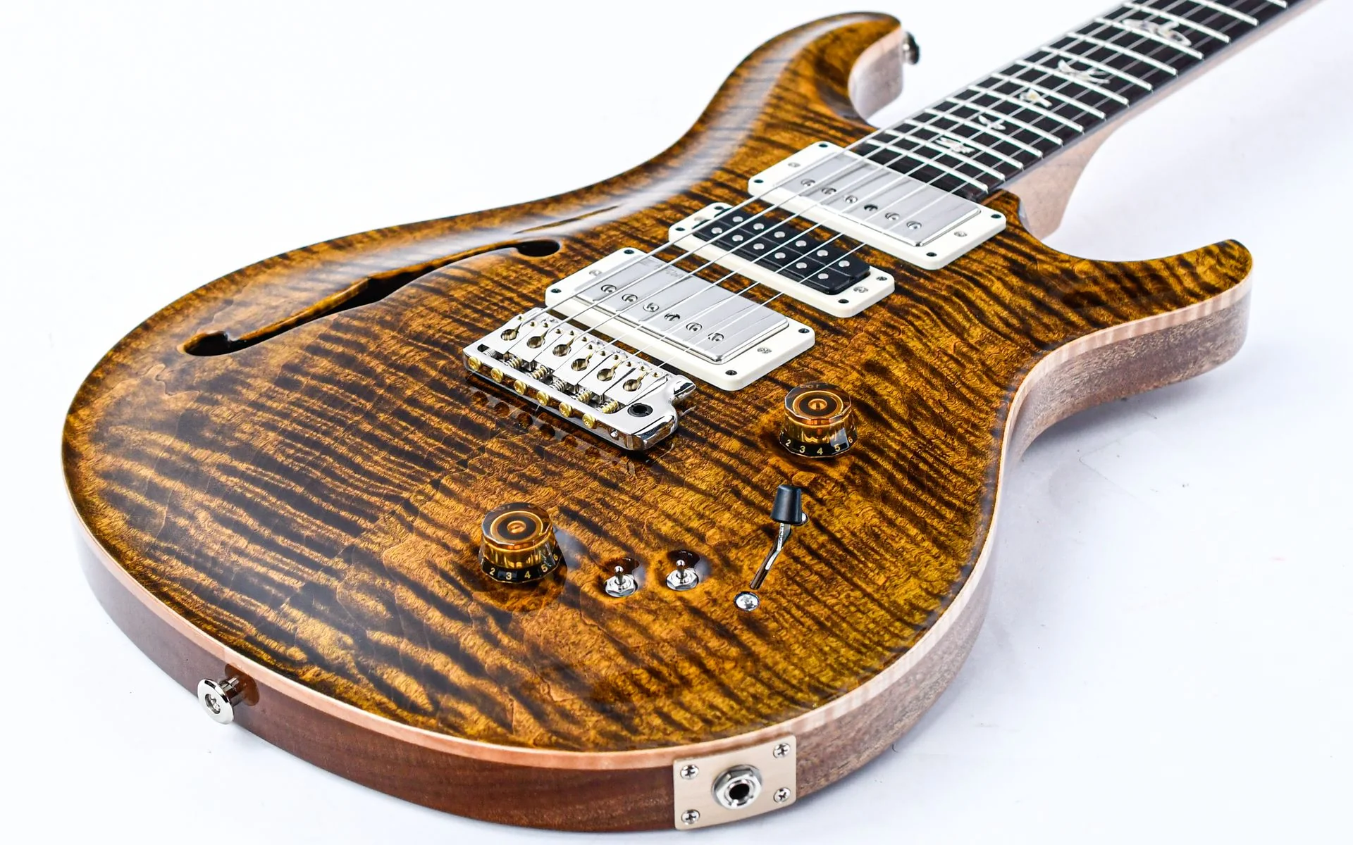 PRS Special 22 Semi Hollow Yellow Tiger - Image 11