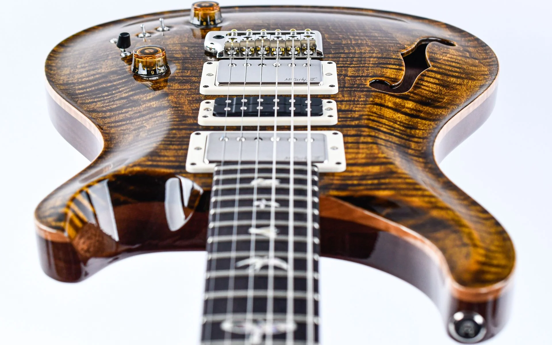 PRS Special 22 Semi Hollow Yellow Tiger - Image 12