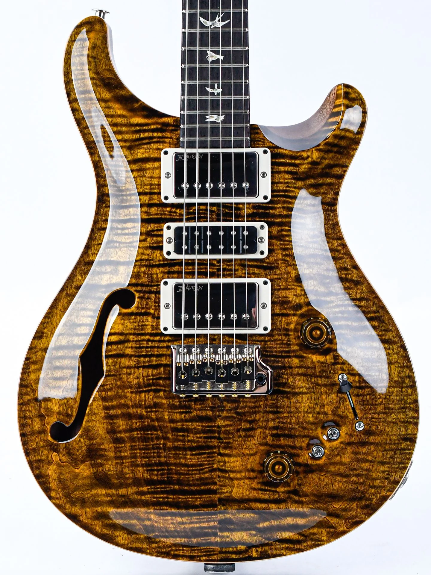 PRS Special 22 Semi Hollow Yellow Tiger - Image 5