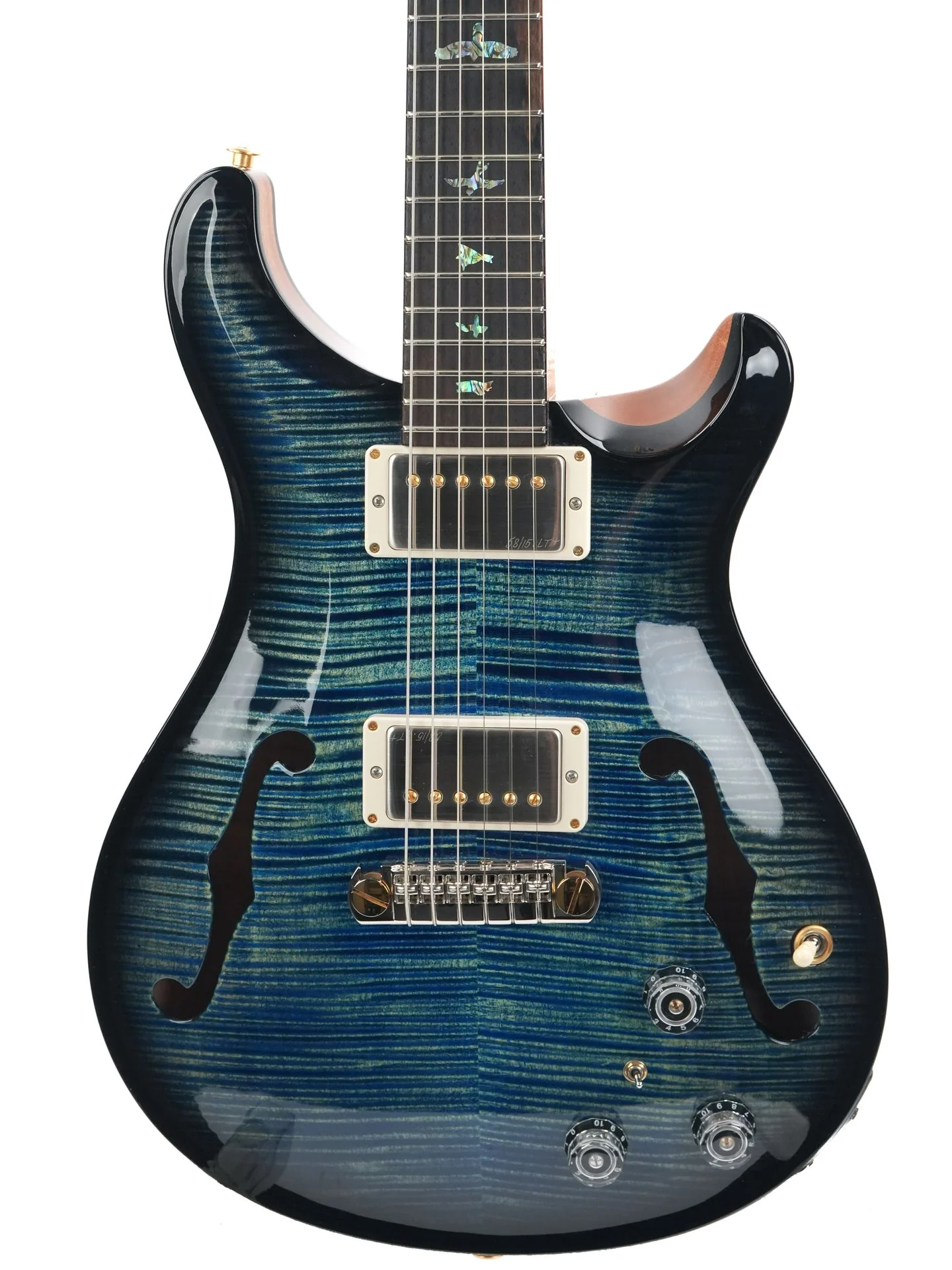 PRS Wood Library Hollowbody II Piezo 10 Top Laguna Smokeburst 2024 - Image 5
