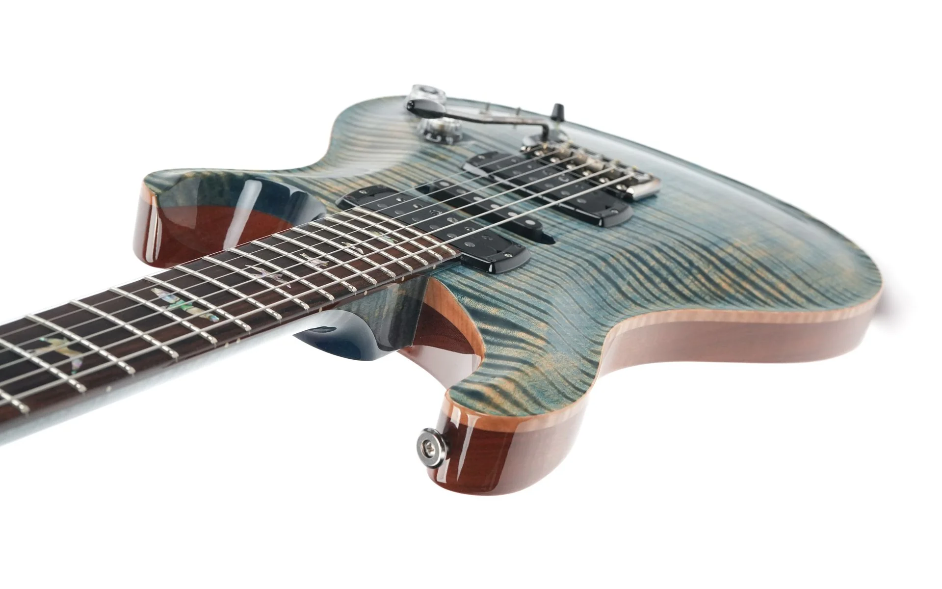 PRS Wood Library Modern Eagle V Faded Blue Jean 2024 - Image 10