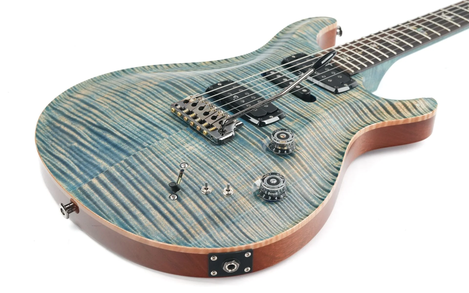 PRS Wood Library Modern Eagle V Faded Blue Jean 2024 - Image 11