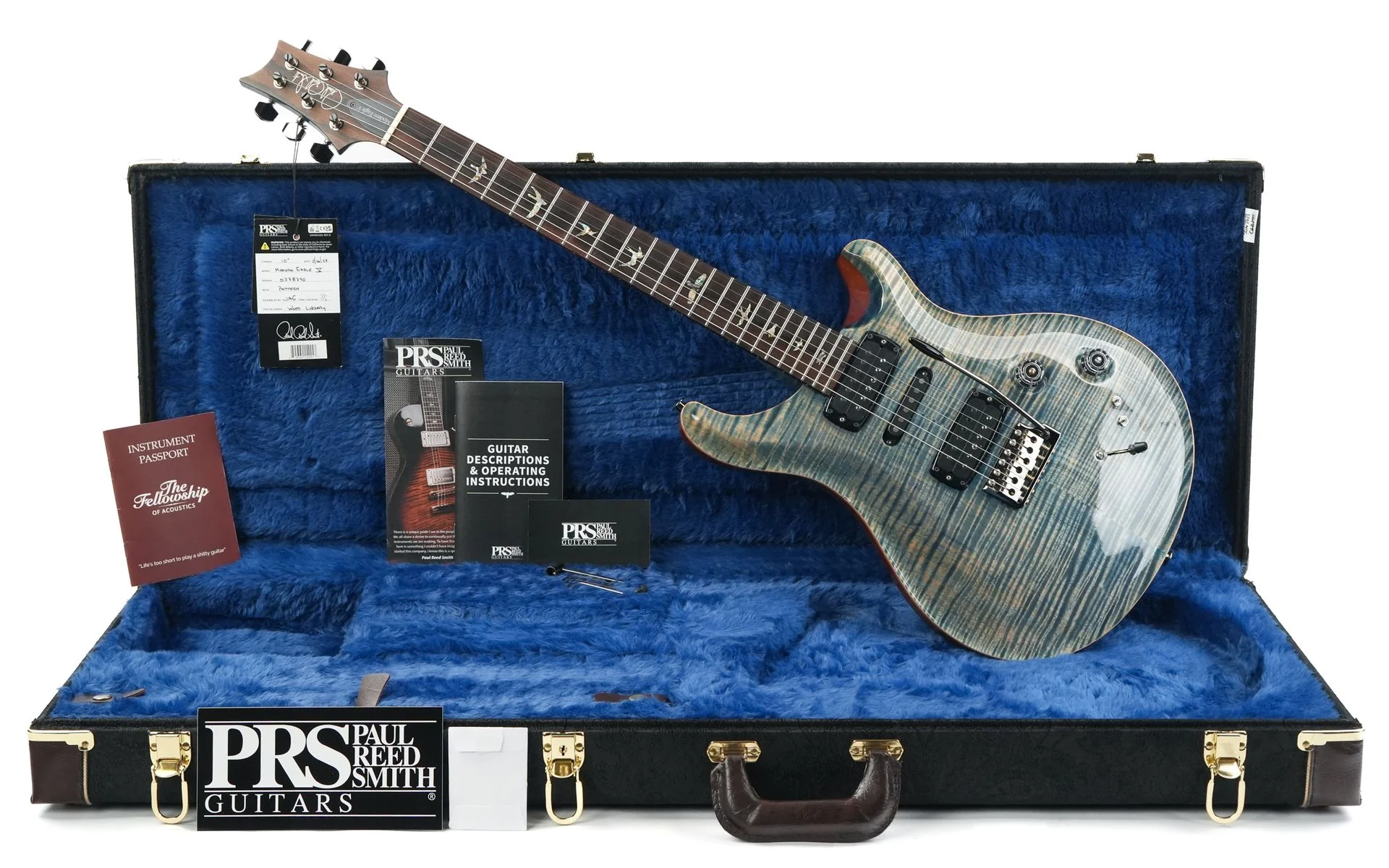 PRS Wood Library Modern Eagle V Faded Blue Jean 2024 - Image 3