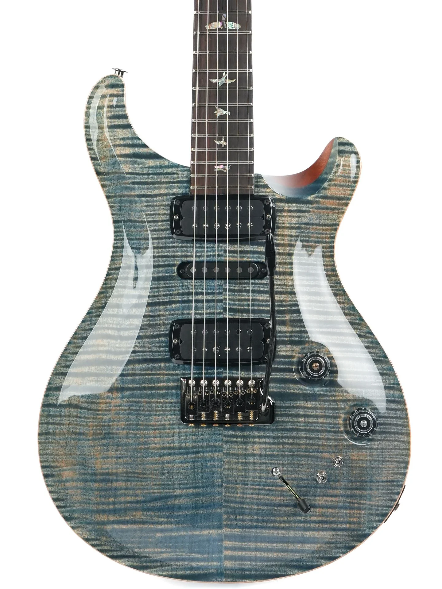 PRS Wood Library Modern Eagle V Faded Blue Jean 2024 - Image 5