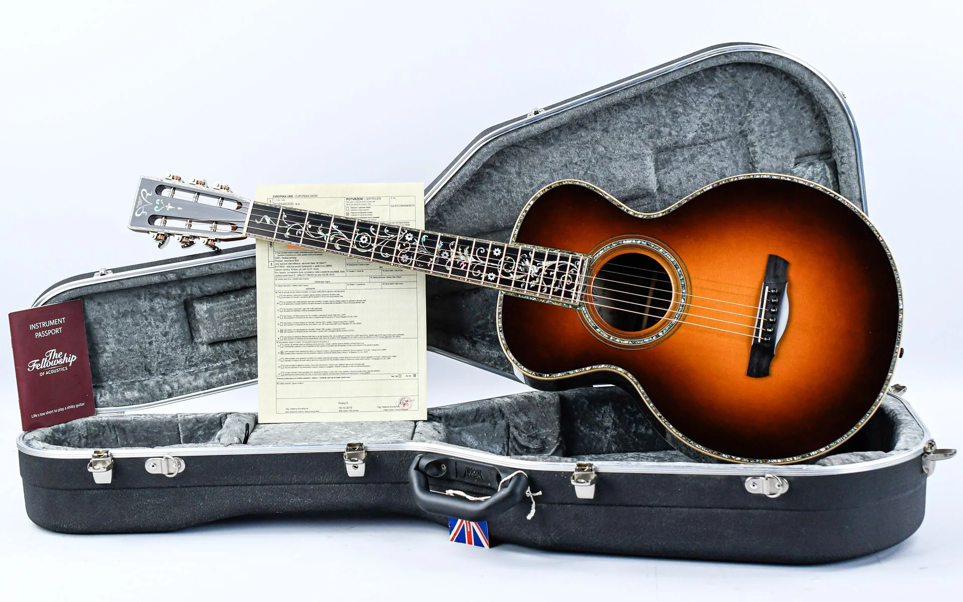 R&R SJ45 Custom Brazilian Rosewood 2015 - Image 3