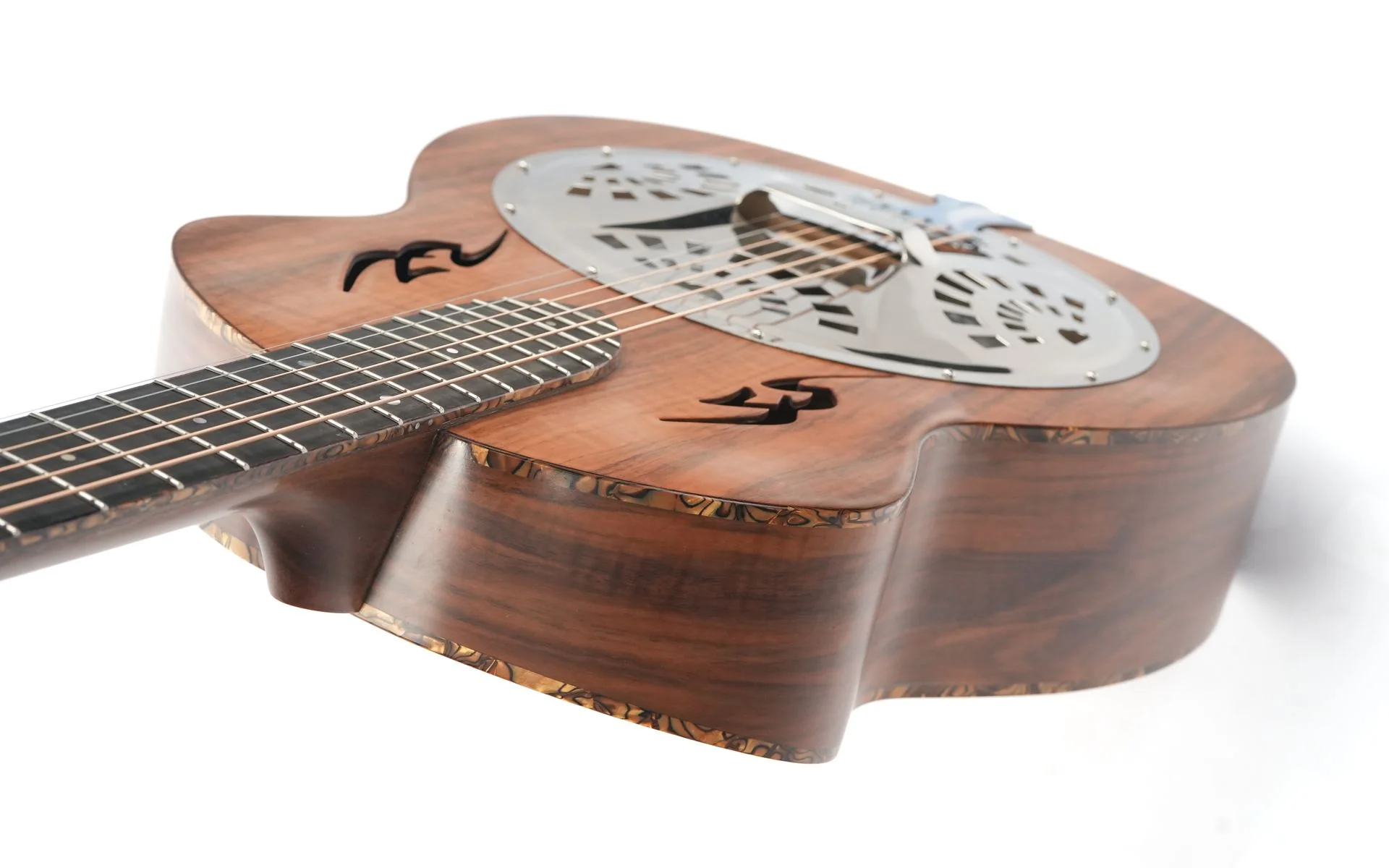 Rozawood Resophonic Roundneck Resonator American Walnut 2014 - Image 10