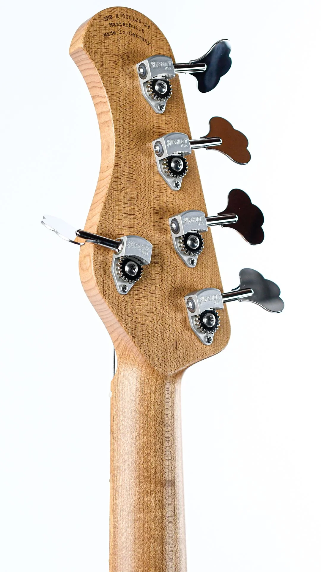Sadowsky MasterBuilt 21 Fret Standard J/J Bass Swamp Ash Body 5-String Black Transparent Satin - Image 6