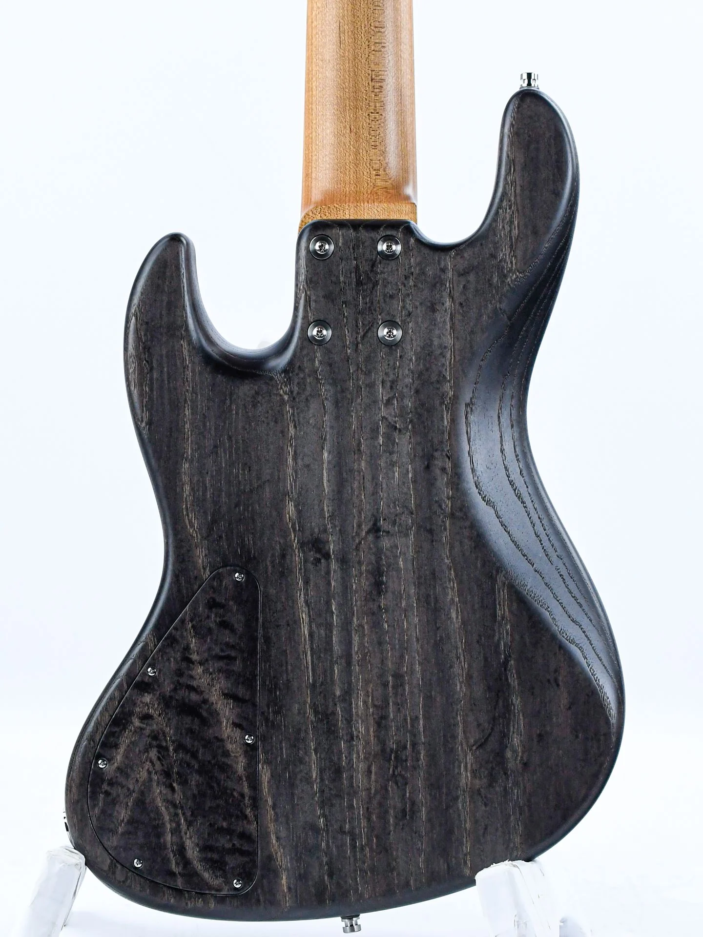 Sadowsky MasterBuilt 21 Fret Standard J/J Bass Swamp Ash Body 5-String Black Transparent Satin - Image 8