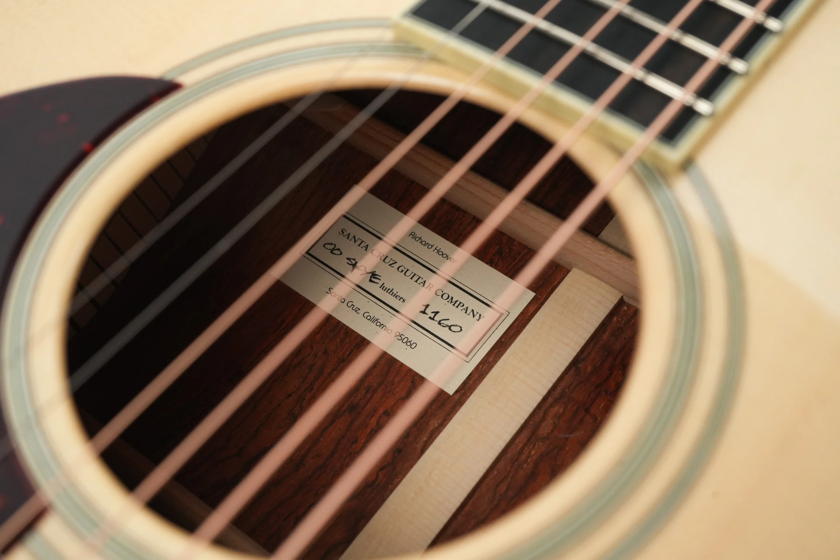 Santa Cruz 00 Eric Skye Cocobolo Adirondack Lefty 2022 - Image 12
