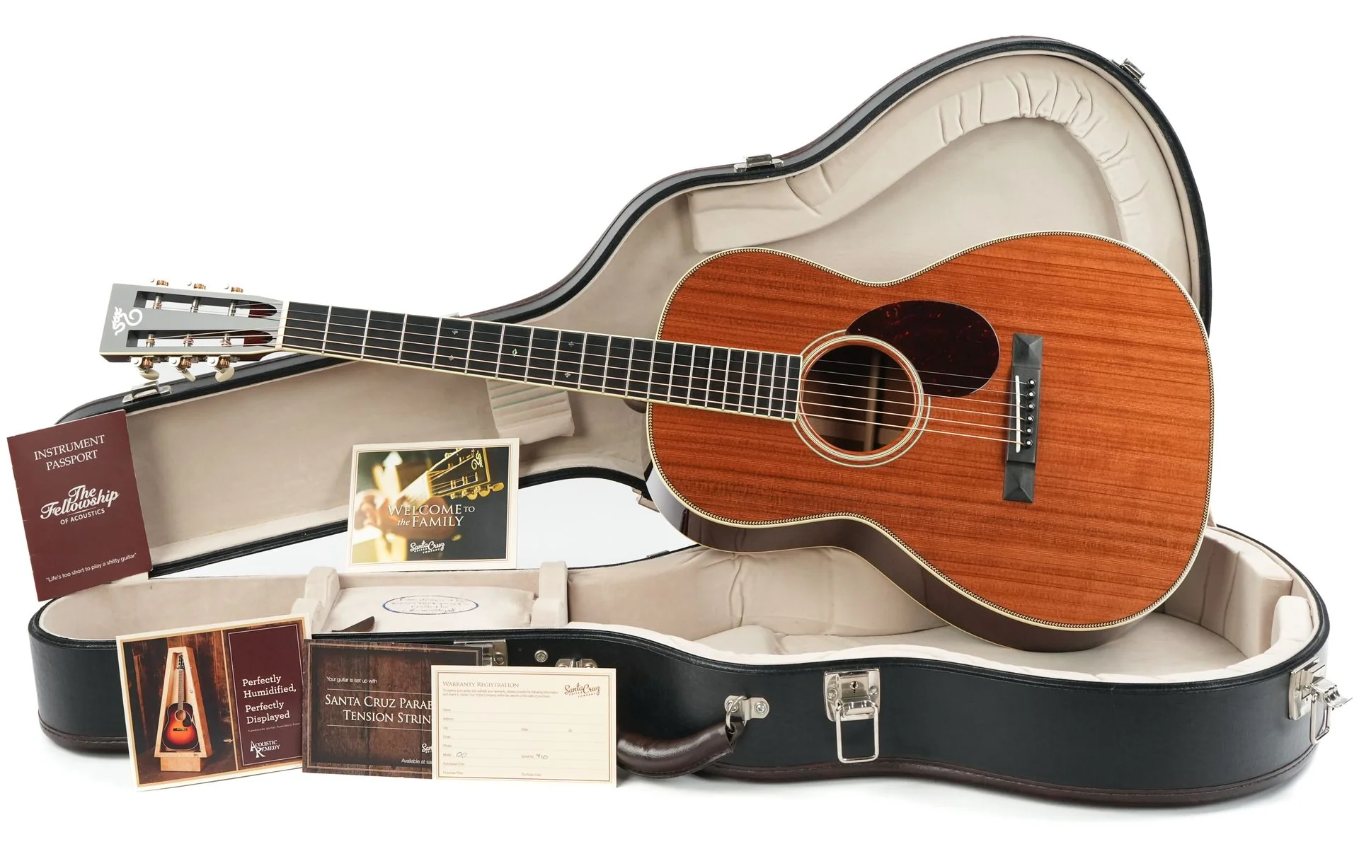 Santa Cruz 00 Sinker Redwood Fiddleback Mahogany 2016 - Image 3