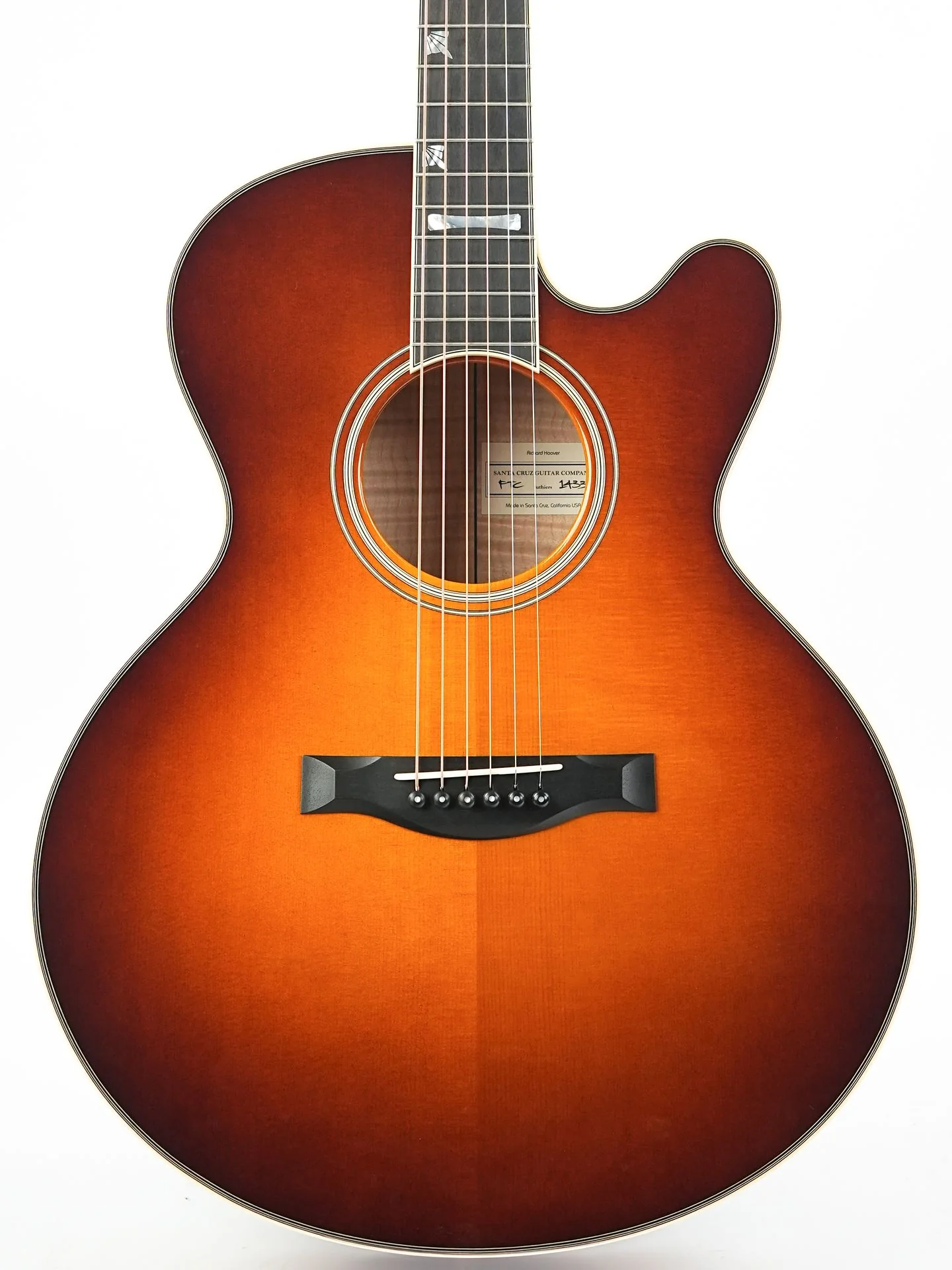 Santa Cruz FTC Flamed Maple German Spruce - Image 5