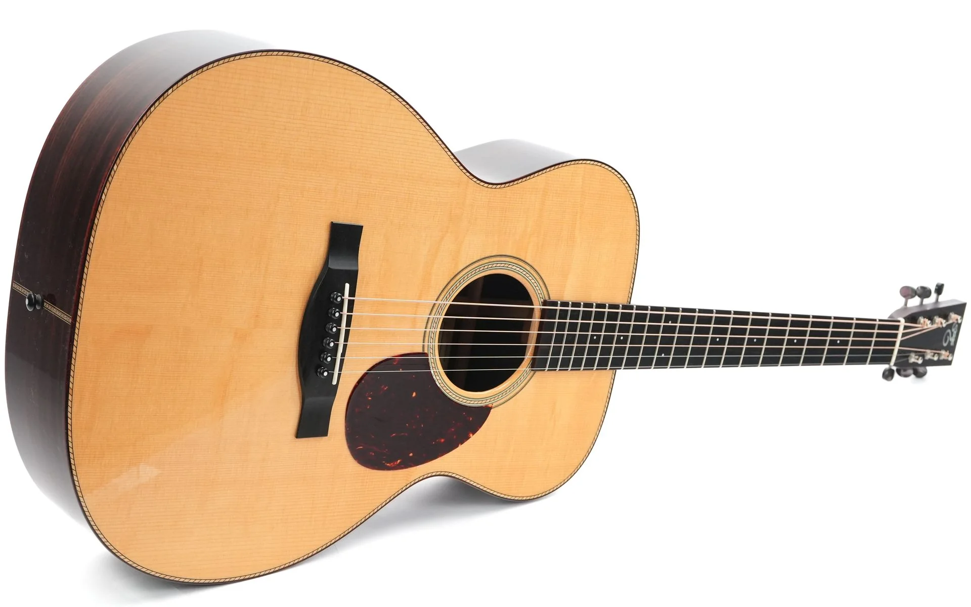 Santa Cruz OM Custom Bearclaw German Spruce Indian Rosewood 2017 - Image 12