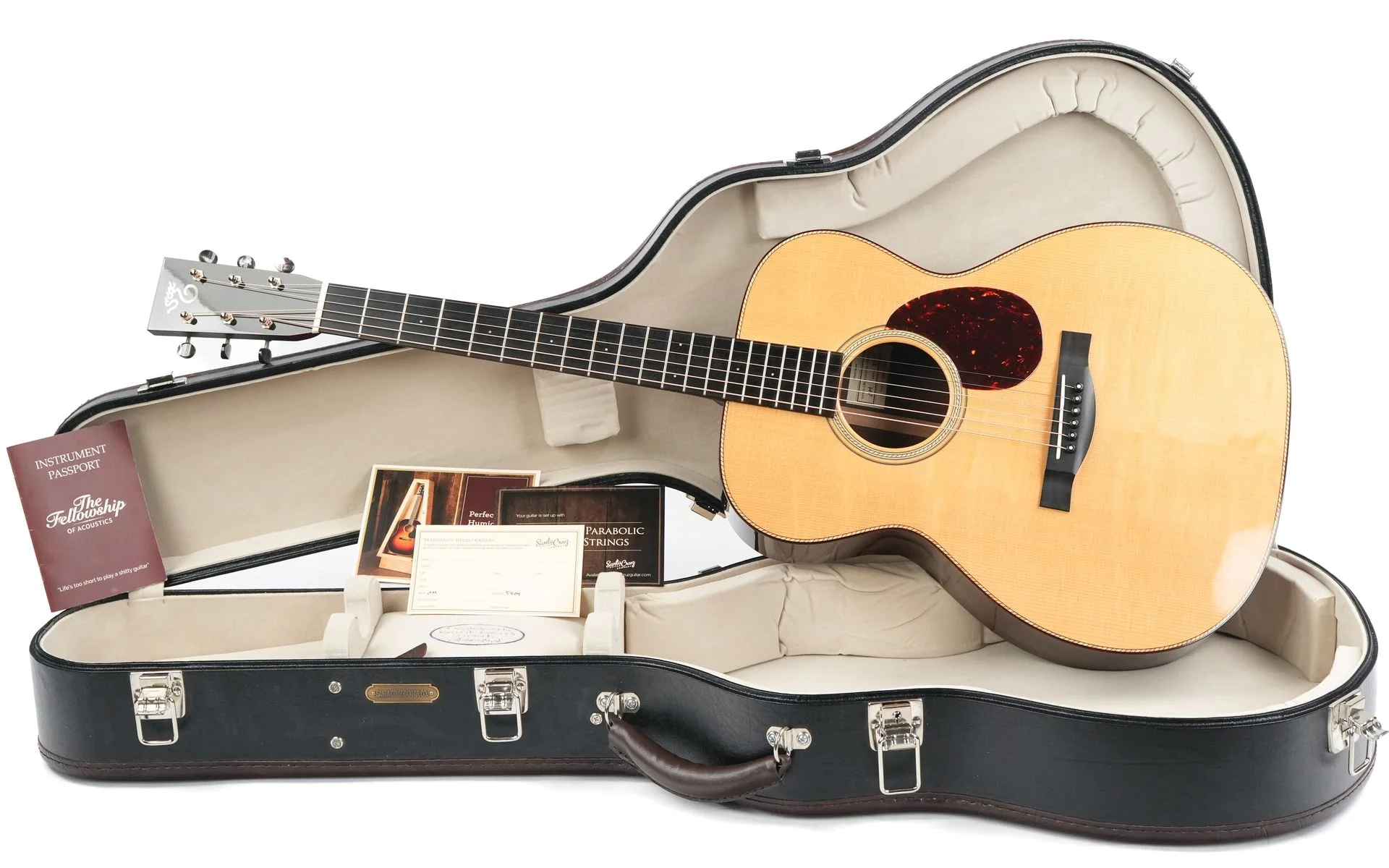 Santa Cruz OM Custom Bearclaw German Spruce Indian Rosewood 2017 - Image 3
