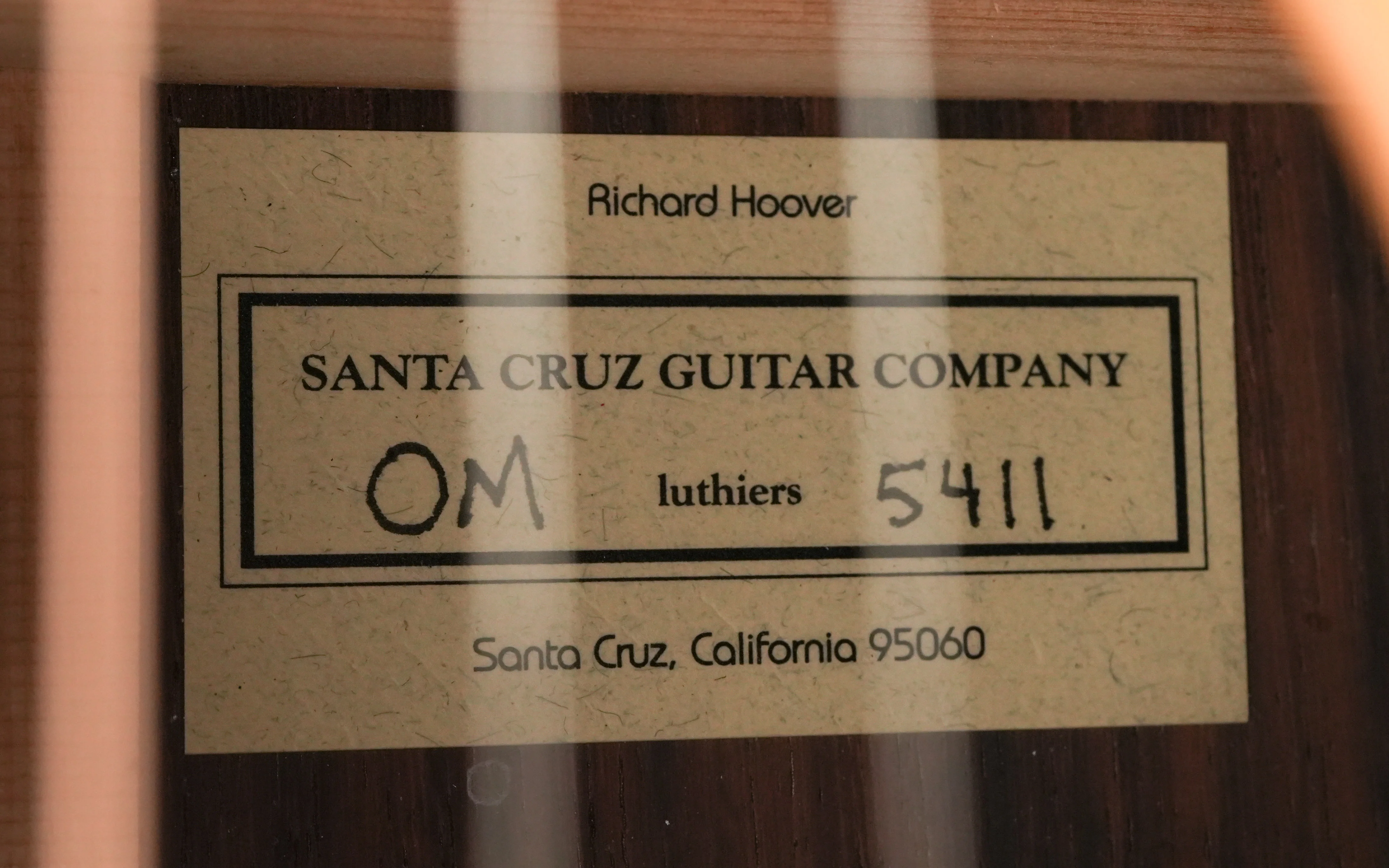 Santa Cruz OM Sitka Indian Rosewood 2017 - Image 11