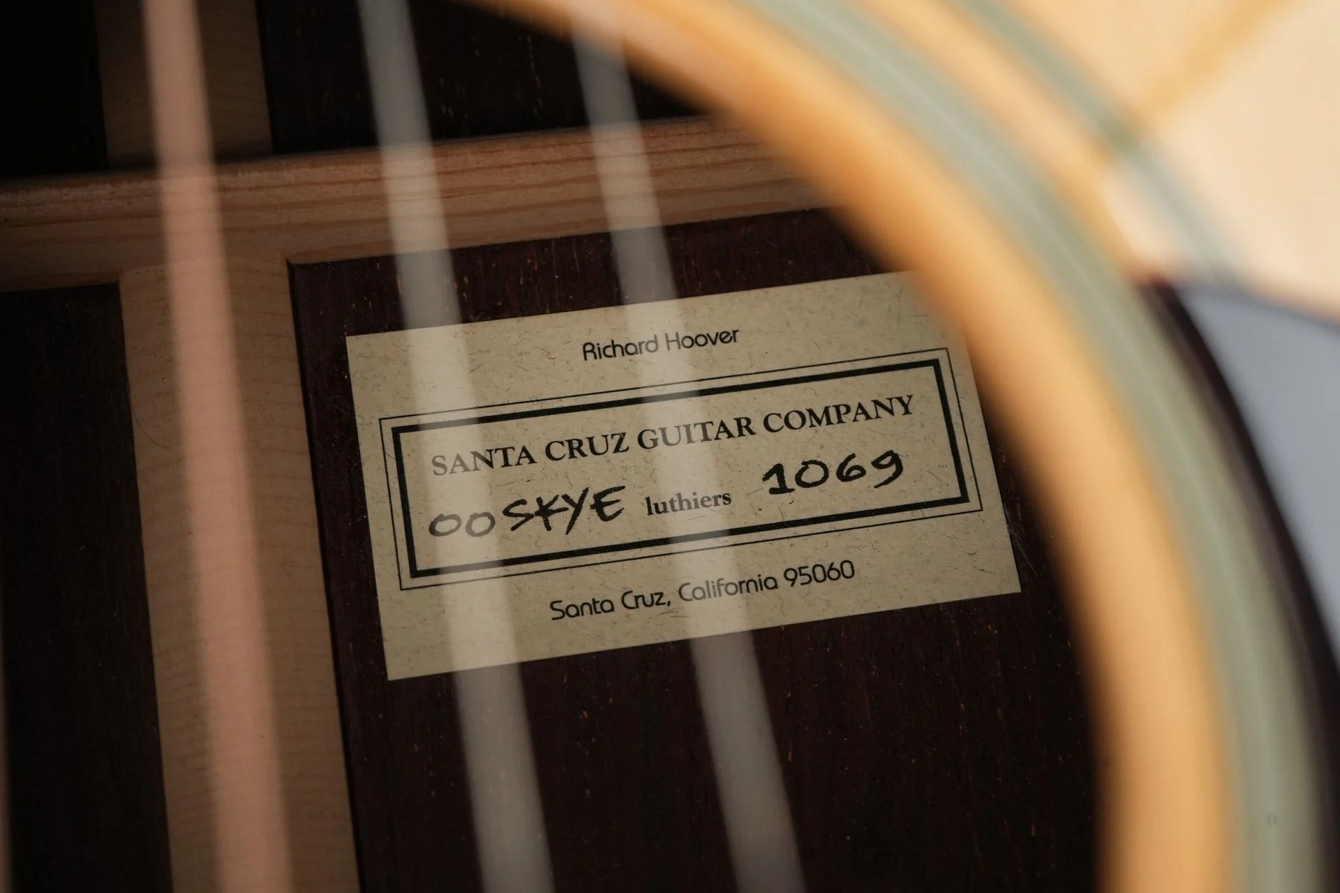 Santa Cruz OO Eric Skye Cocobolo Adirondack Spruce 2019 - Image 11