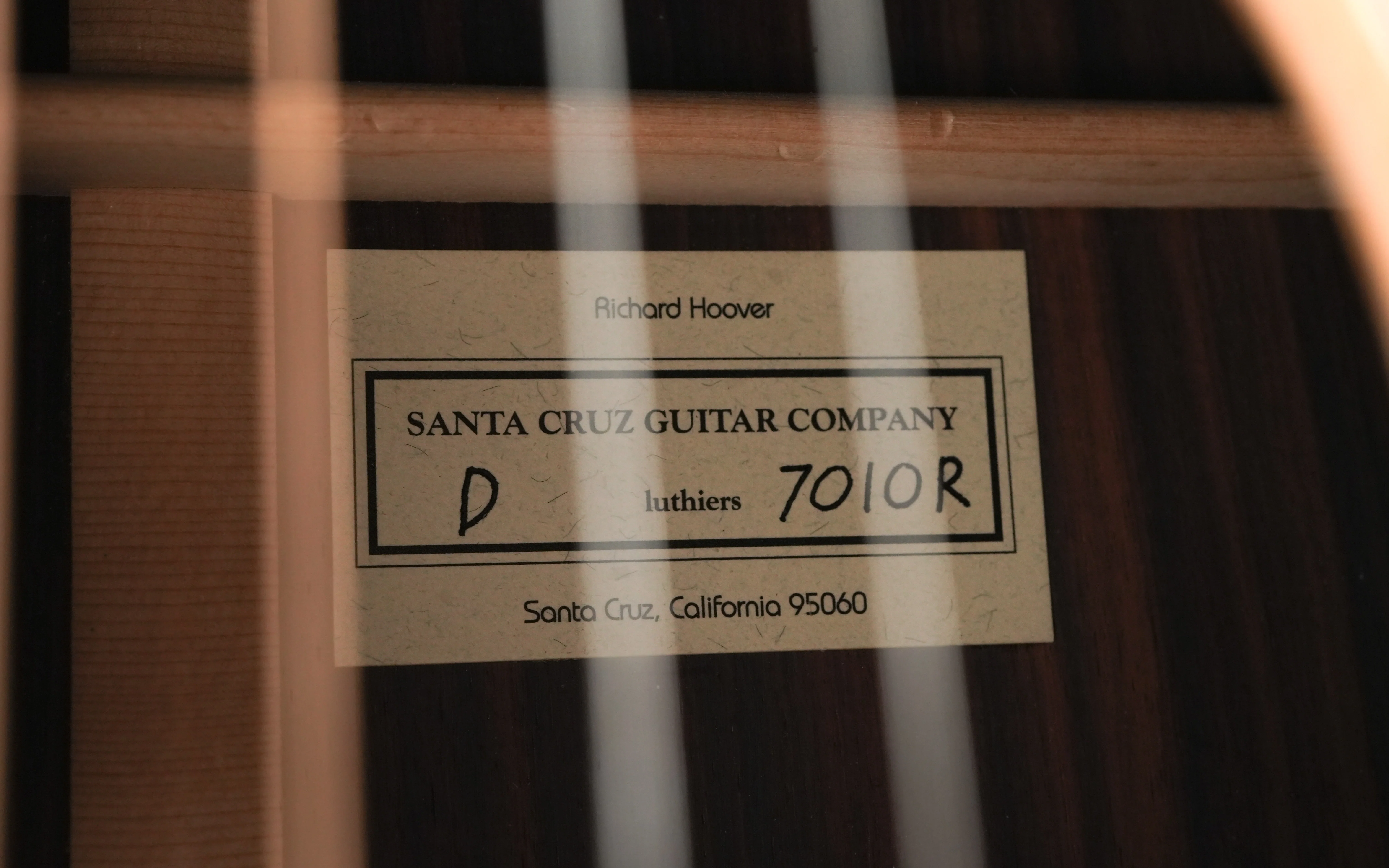 Santa Cruz Tony Rice Sitka Indian Rosewood 2015 - Image 11