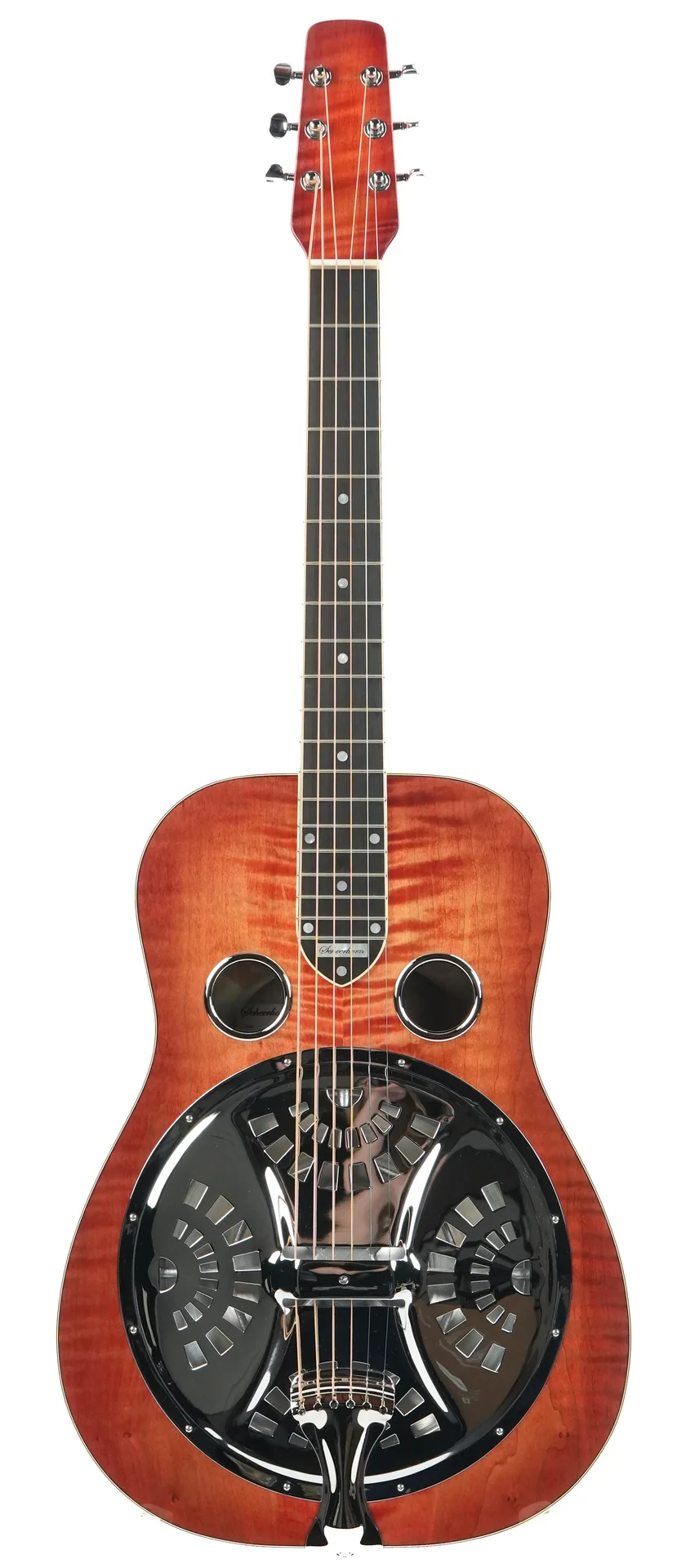 Scheerhorn L Body Figured Maple Square Neck