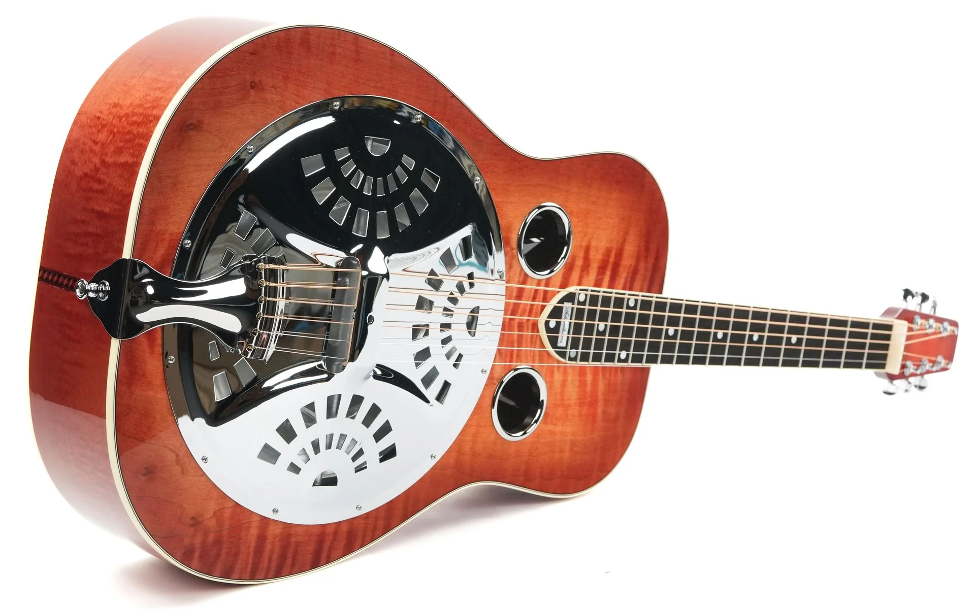 Scheerhorn L Body Figured Maple Square Neck - Image 13