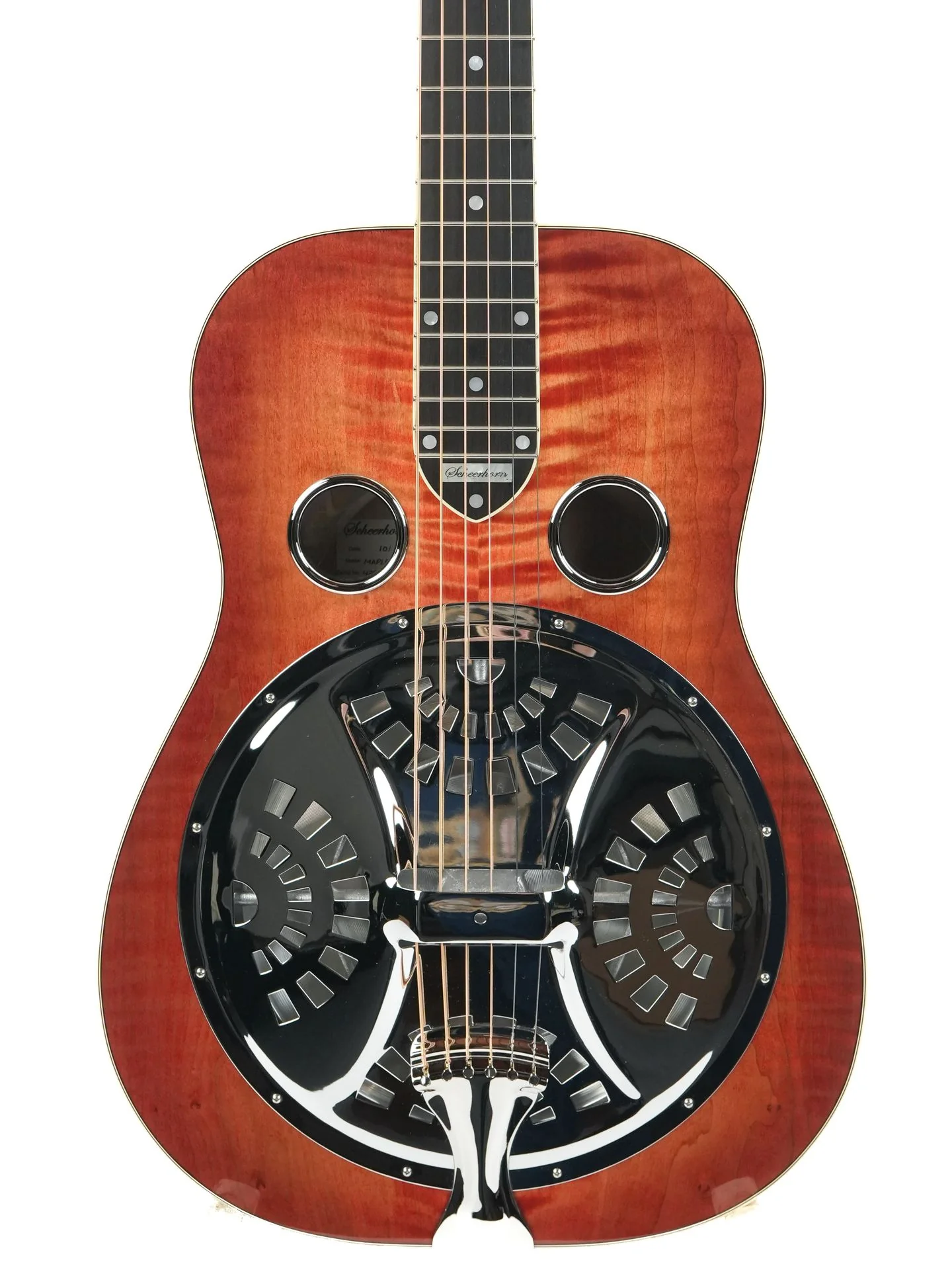 Scheerhorn L Body Figured Maple Square Neck - Image 5