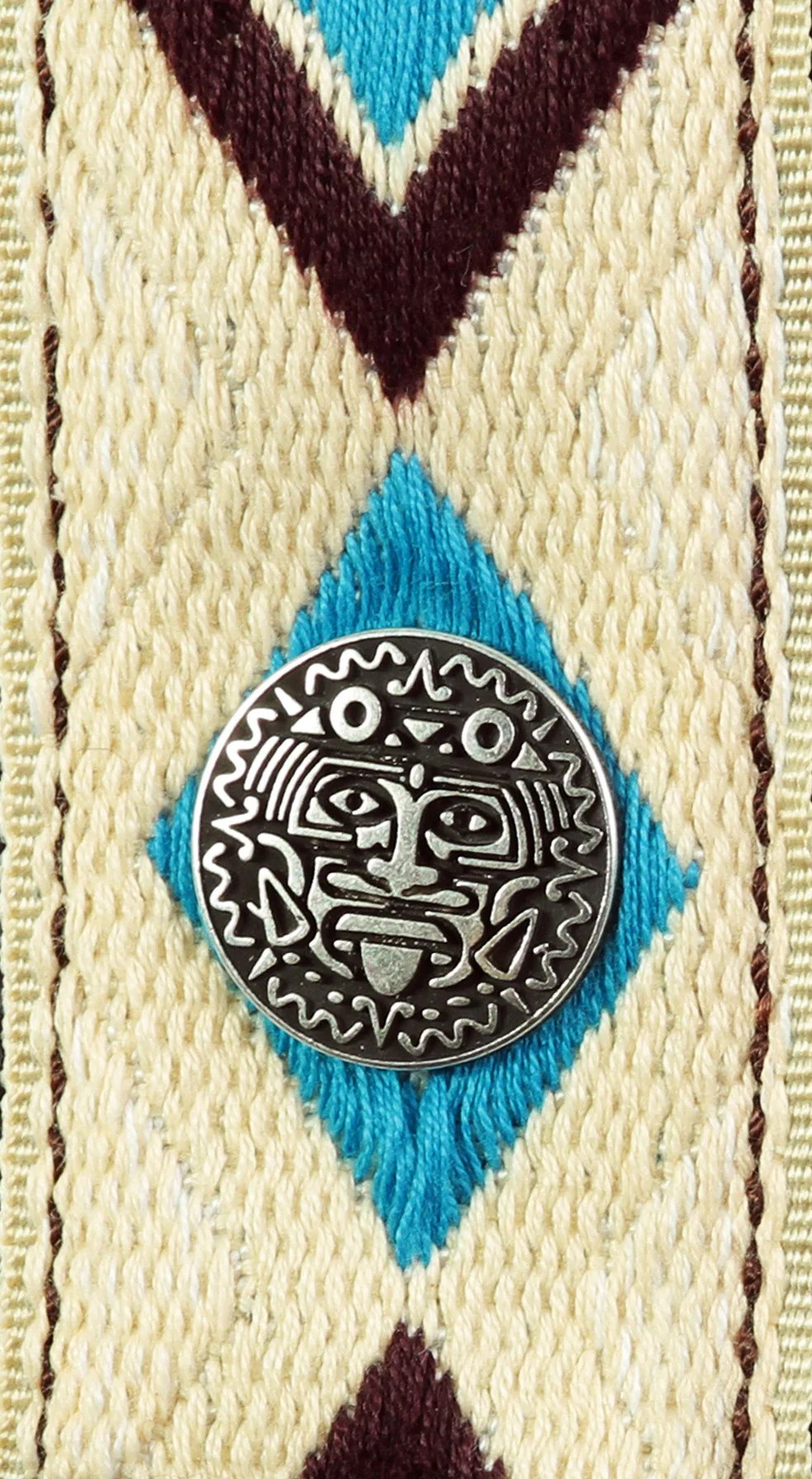 Silver Coin Pacha Camac Guitar Strap - Image 2