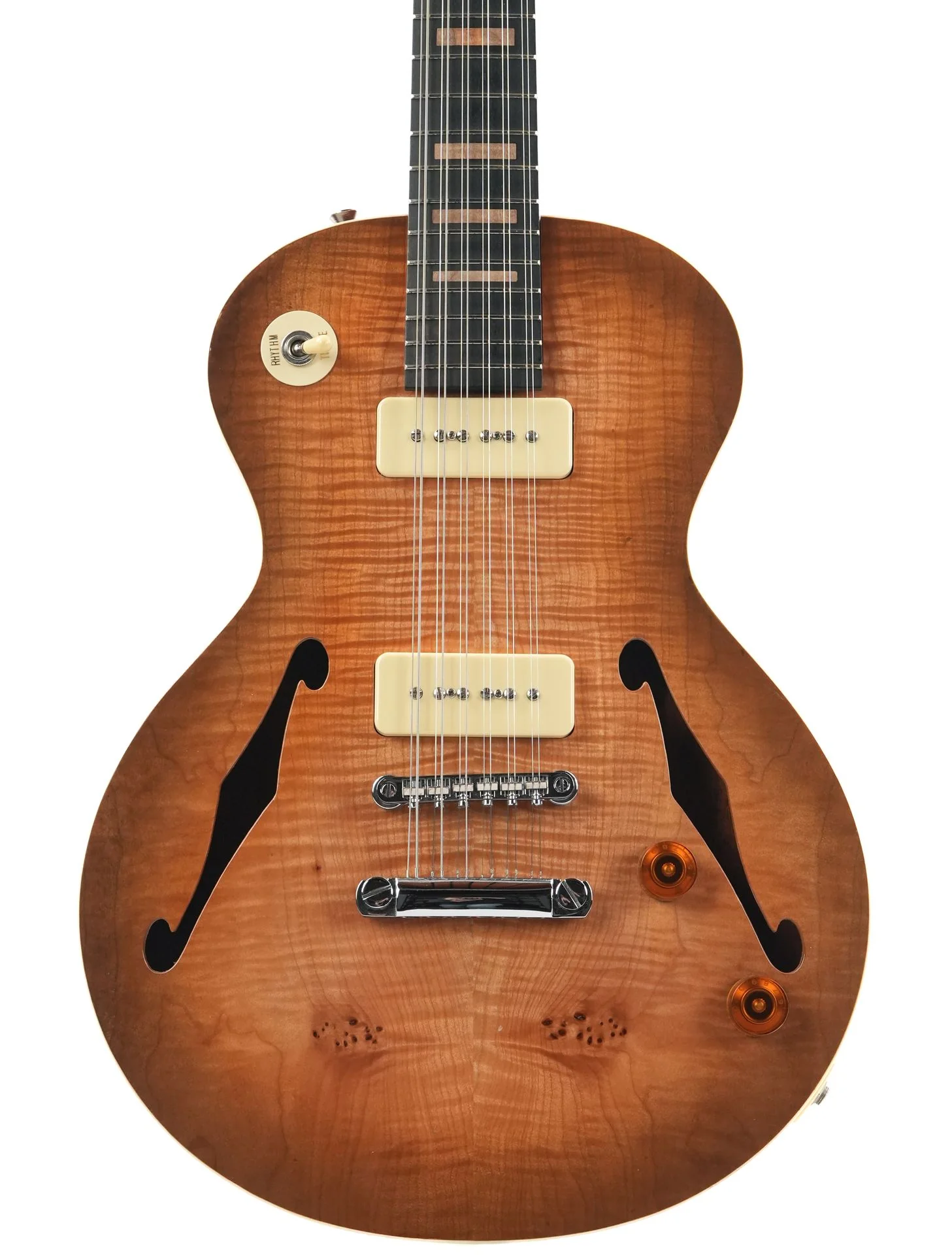Stoney Creek Obsidian Semi Hollow 12 String 2020 - Image 5