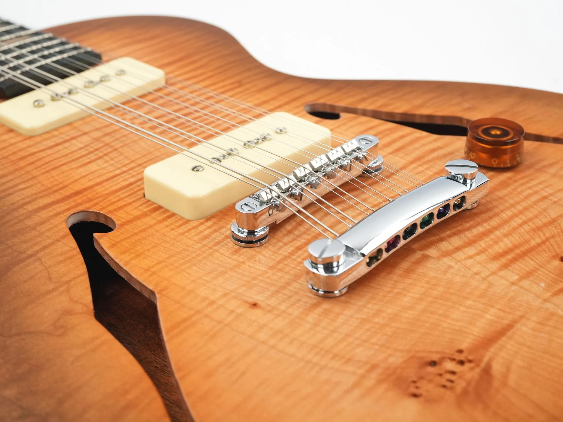 Stoney Creek Obsidian Semi Hollow 12 String 2020 - Image 7