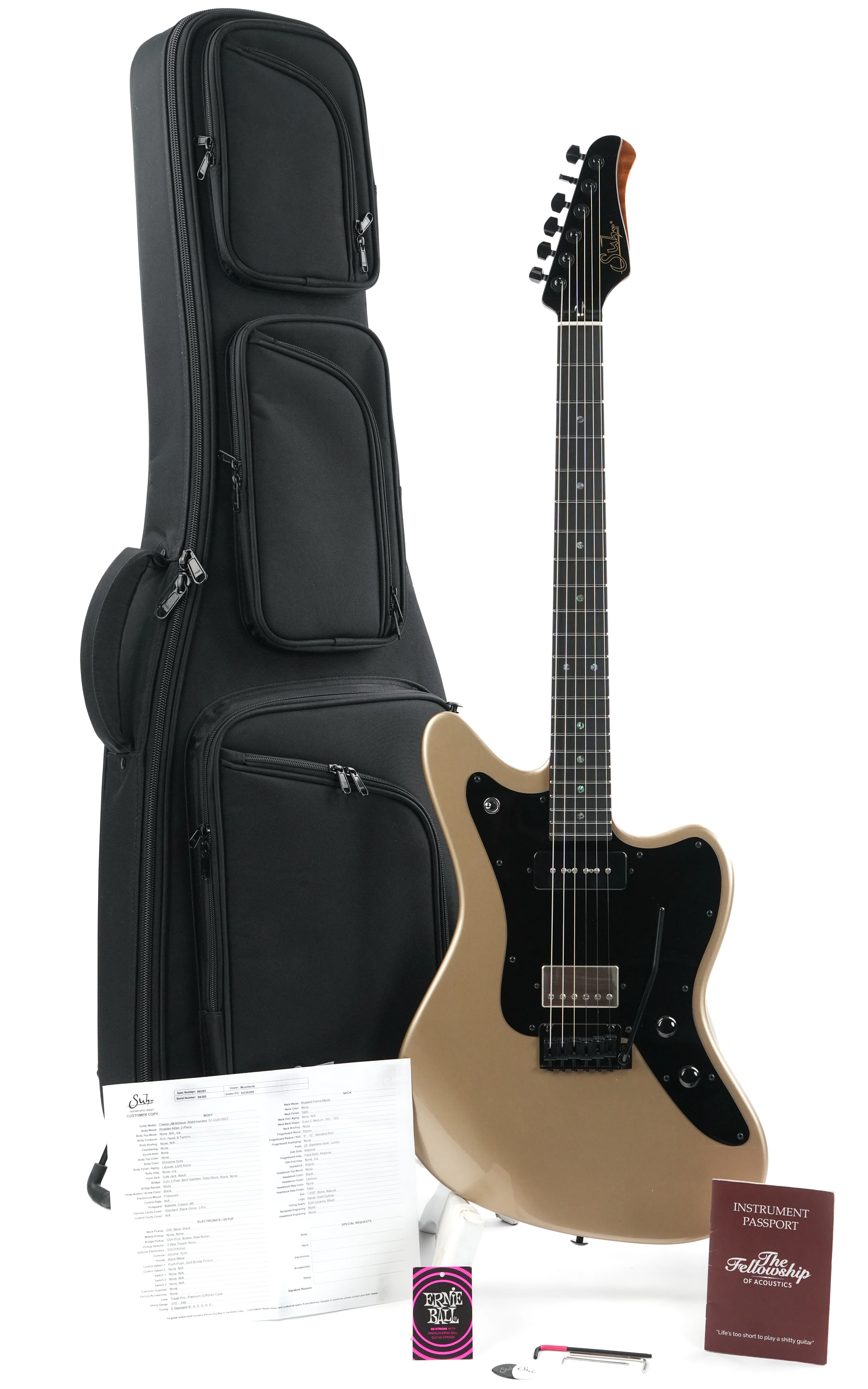 Suhr Classic Custom JM Antique Shoreline Gold - Image 3